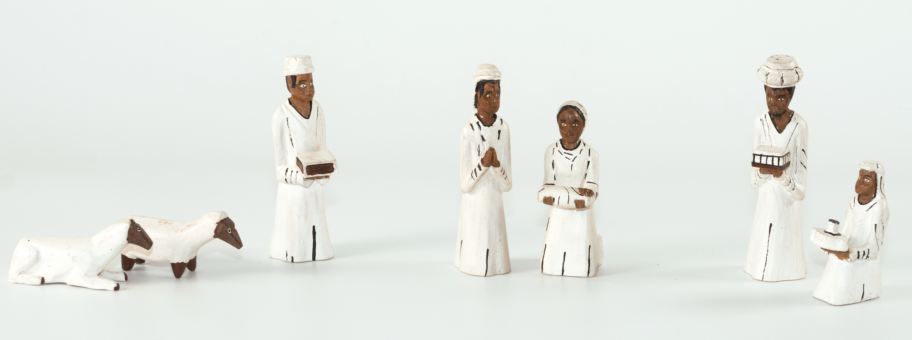 Mozambican Wood Nativity, , large image number 0