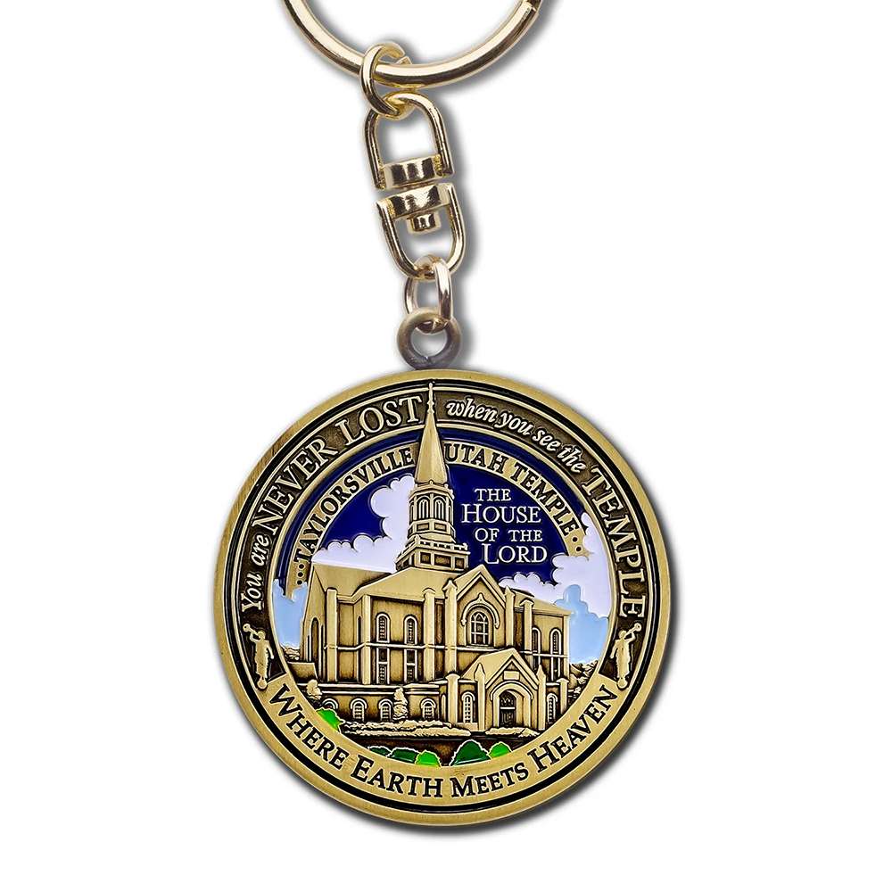 Taylorsville Utah Temple Keychain