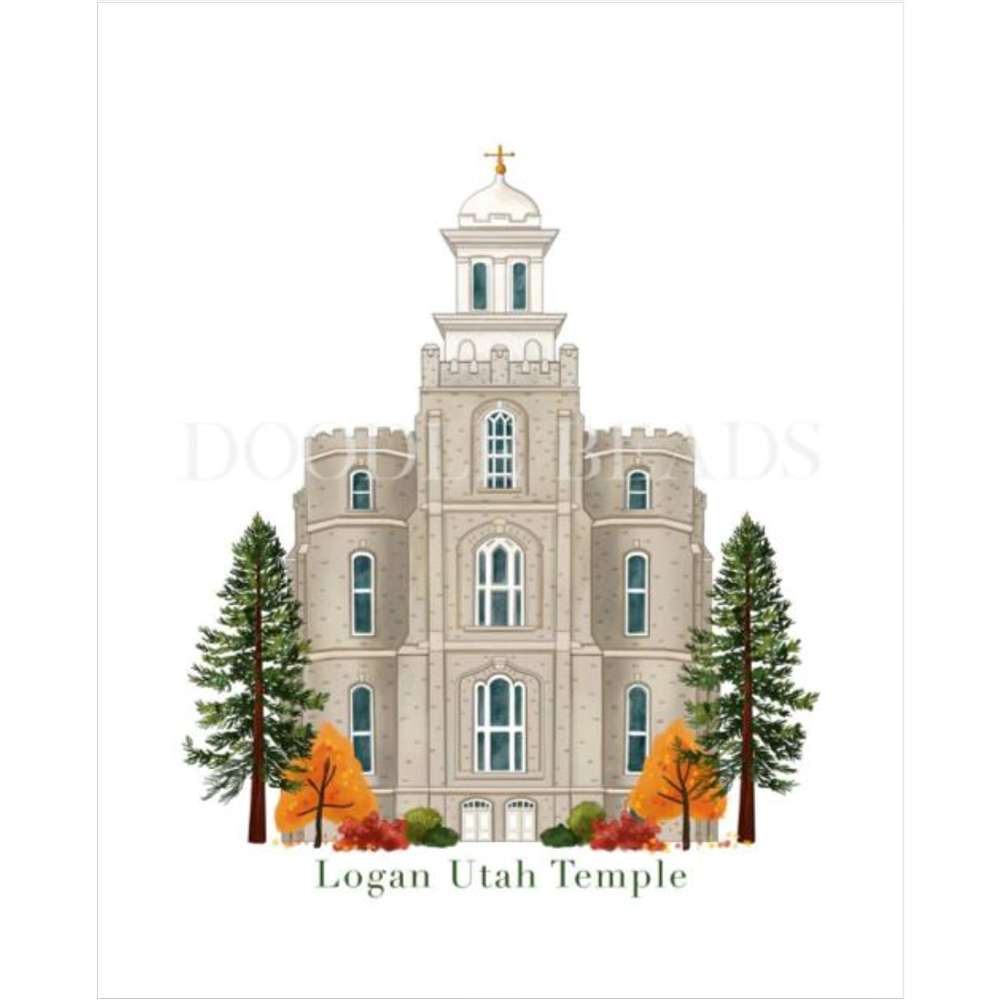 Logan Utah Temple Print