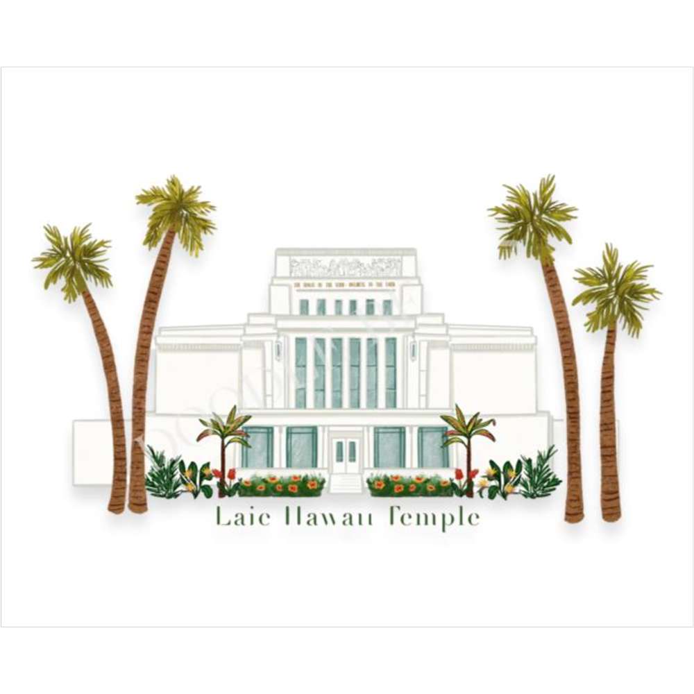 Laie Hawaii Temple Print