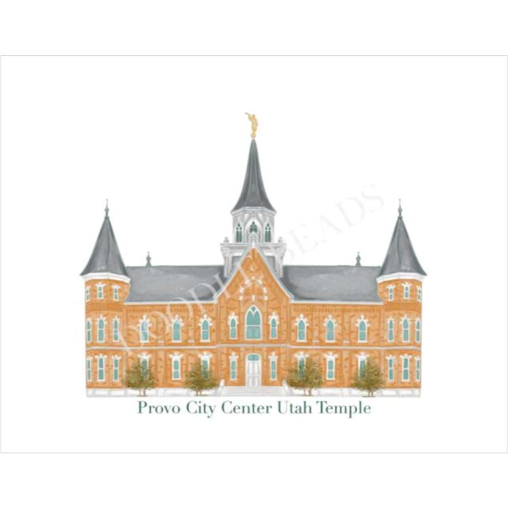 8X10 Provo City Center Temple - Print, , large image number 0