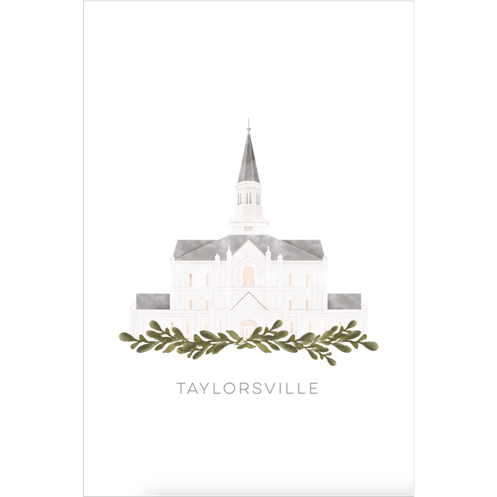 Taylorsville Utah Temple (11x13 Framed Art), , large image number 2