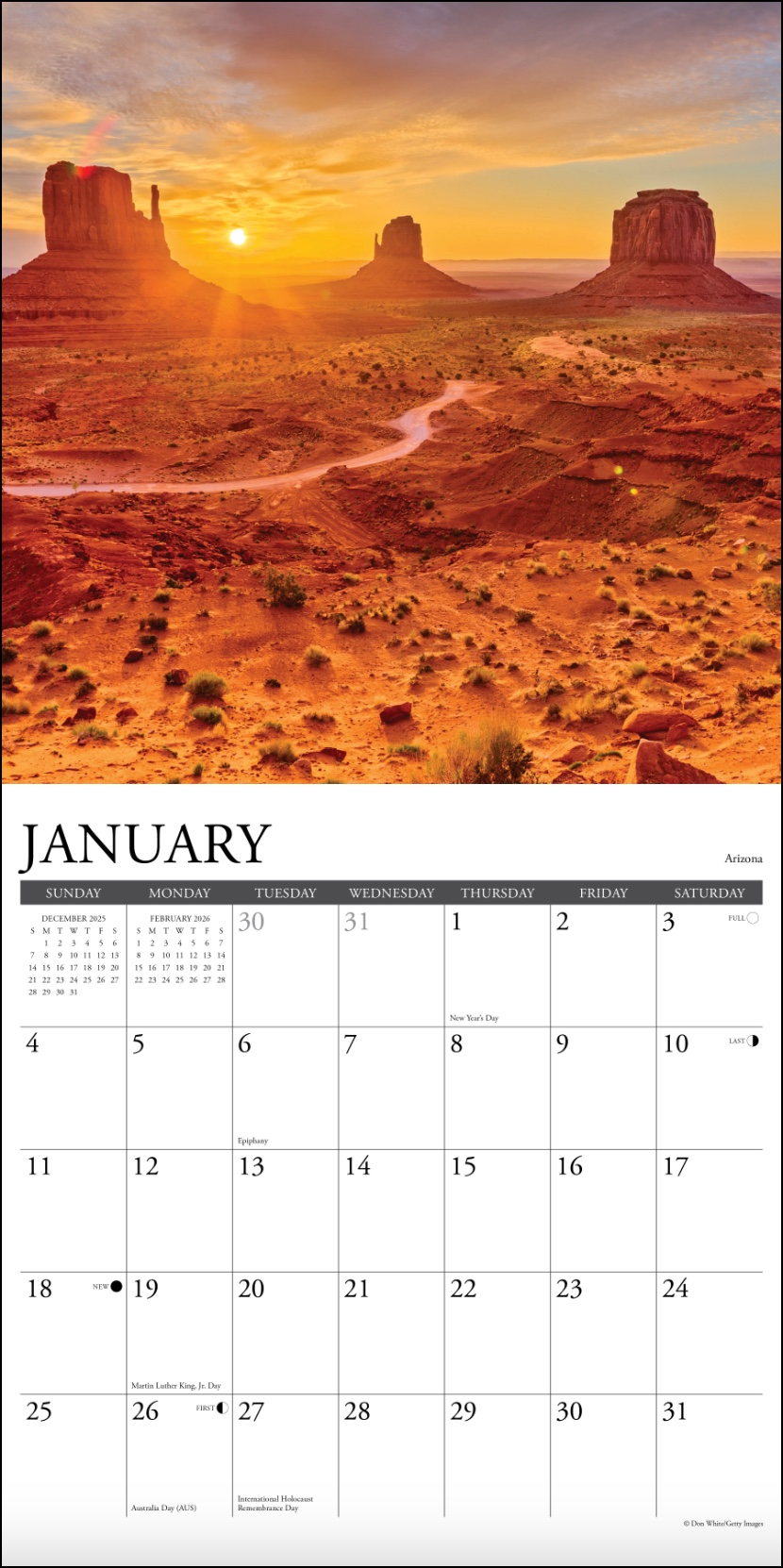 2026 America's Backroads Wall Calendar, , large