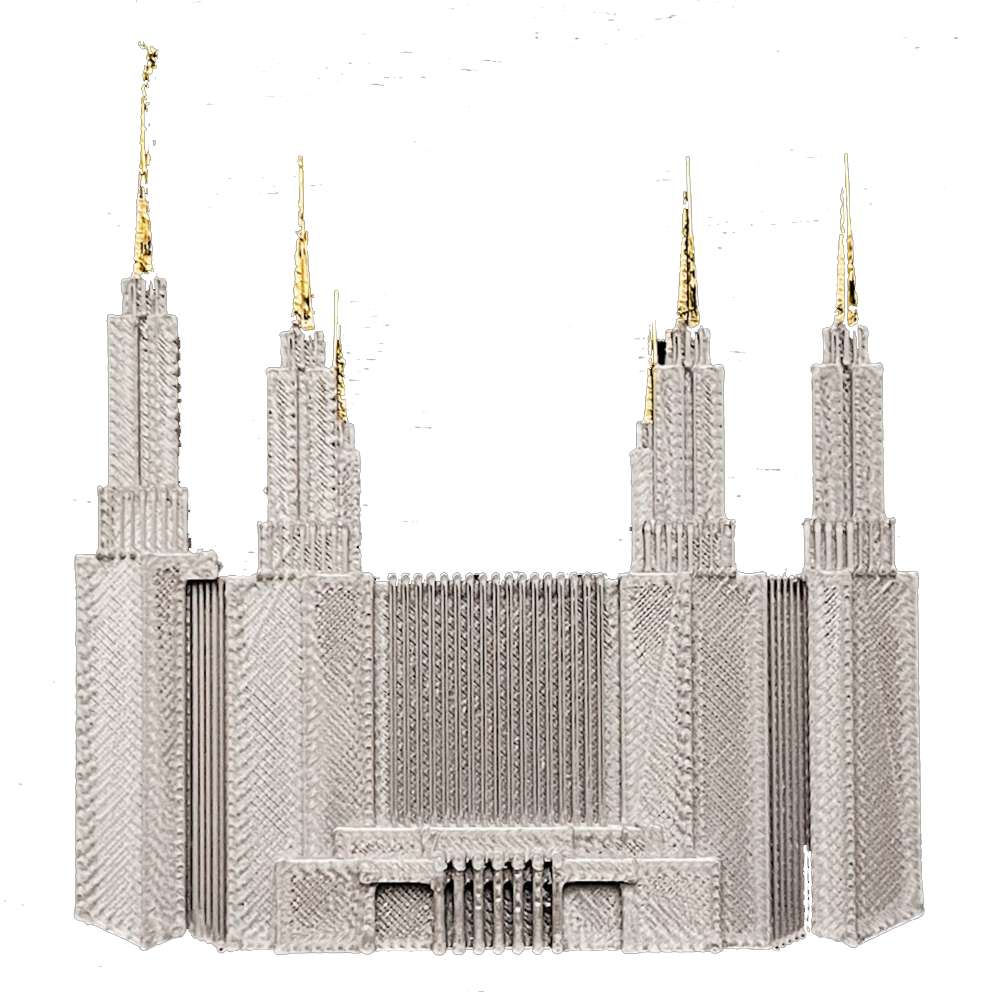 Washington DC Temple Magnet, , large image number 0