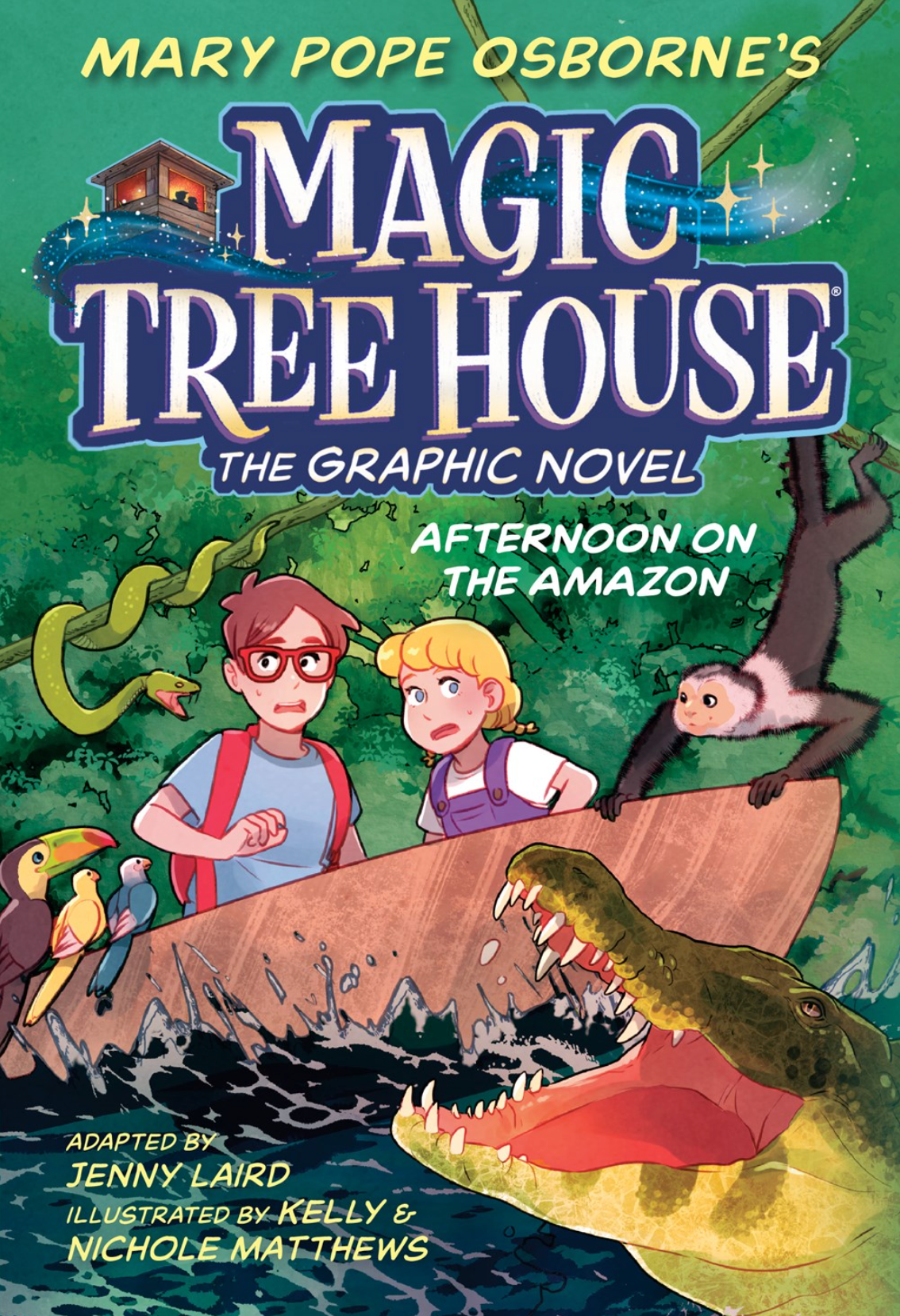 ピーター・エレンショー　Pooh and the Magic Tree Afternoon on the Amazon (Magic Tree House Graphic Novel, Book 6