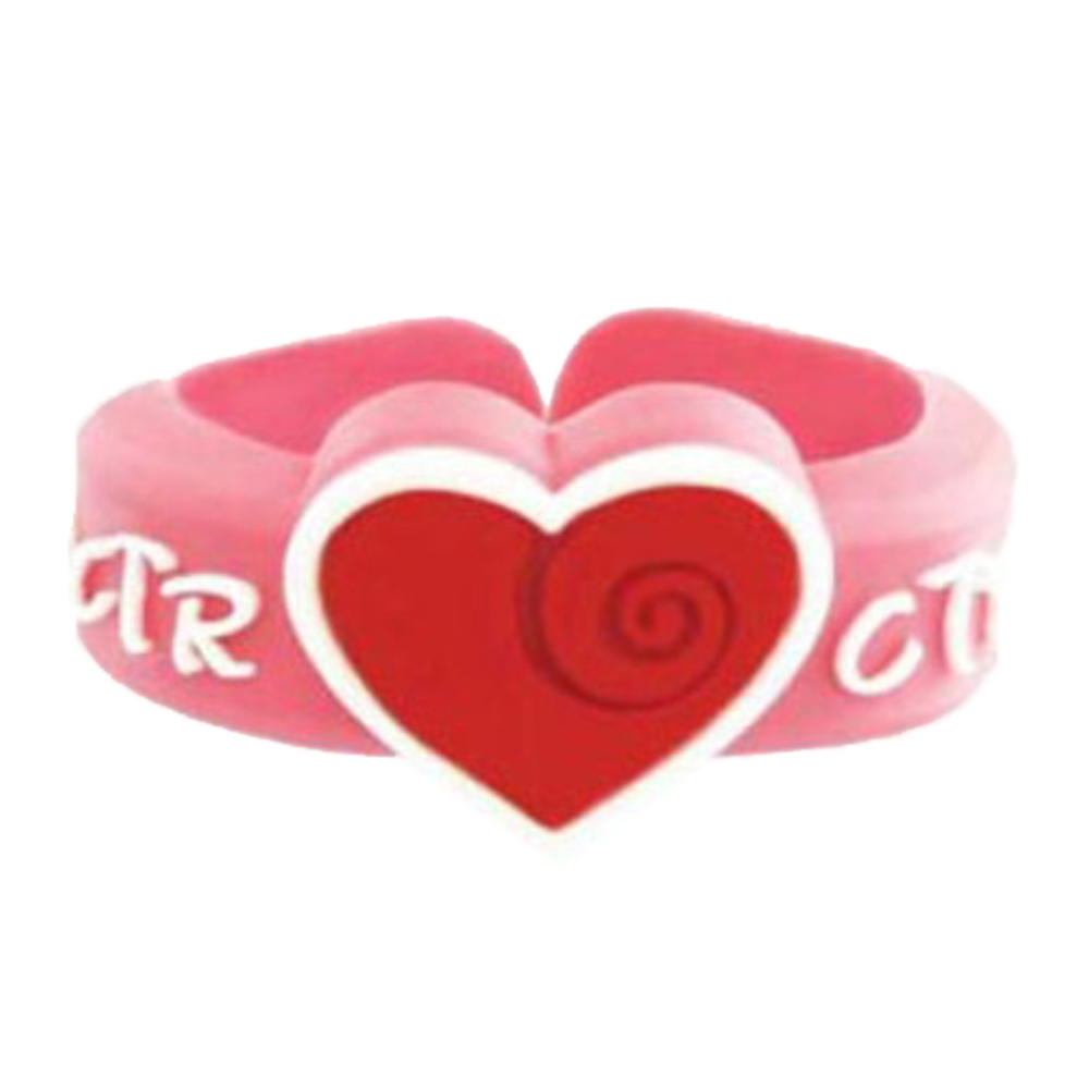Heart Adjustable CTR Ring,  Heart Adjustable CTR Ring