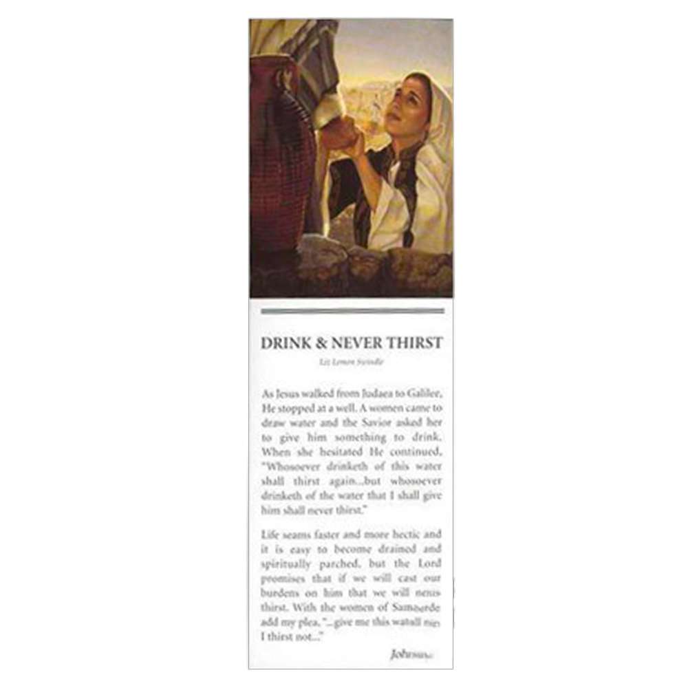 Drink and Never Thirst Bookmark