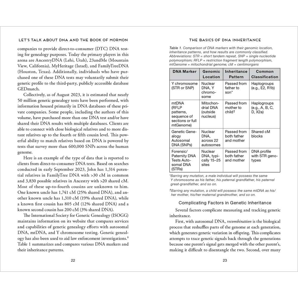 Let's Talk About Misconceptions with DNA and the Book of Mormon - BUTLER, JOHN M.; PEREGO, UGO A. 8