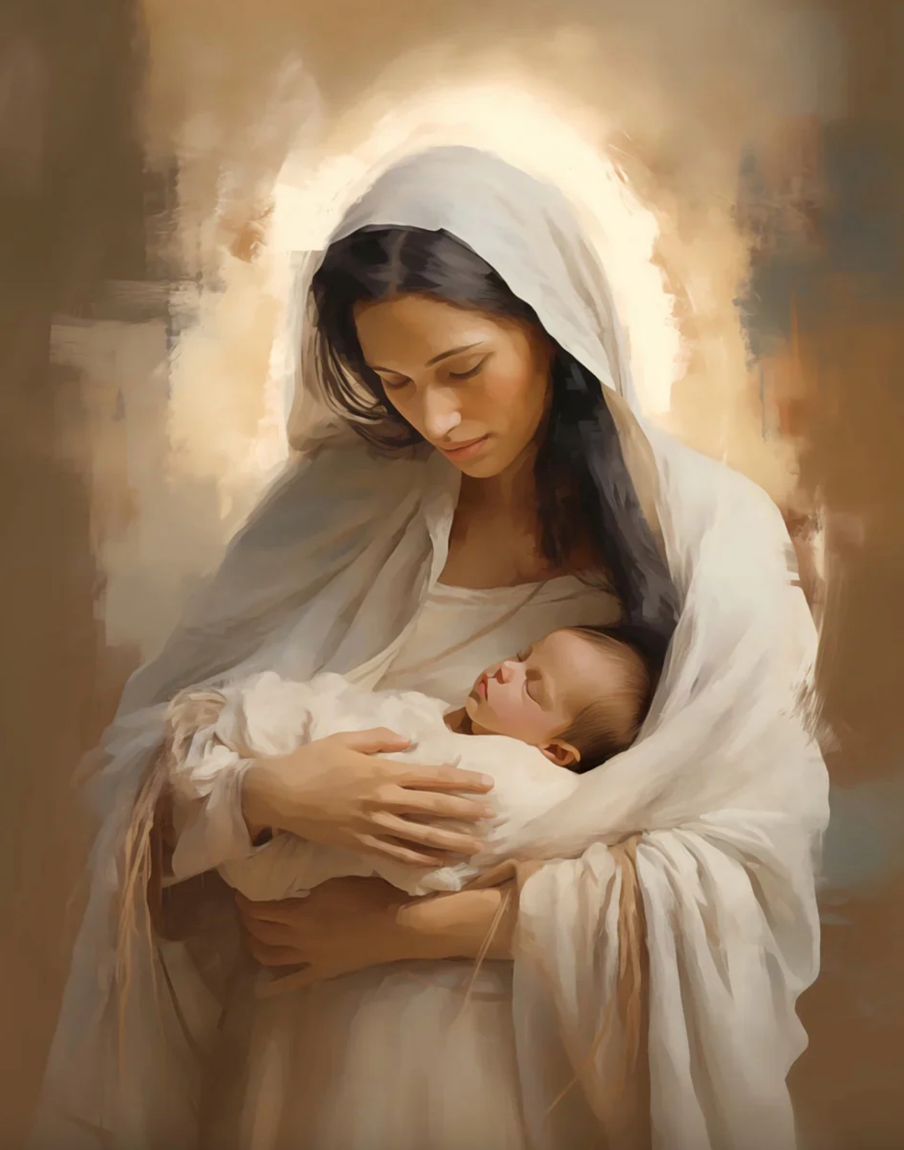 Swaddled by Love Christmas Cards