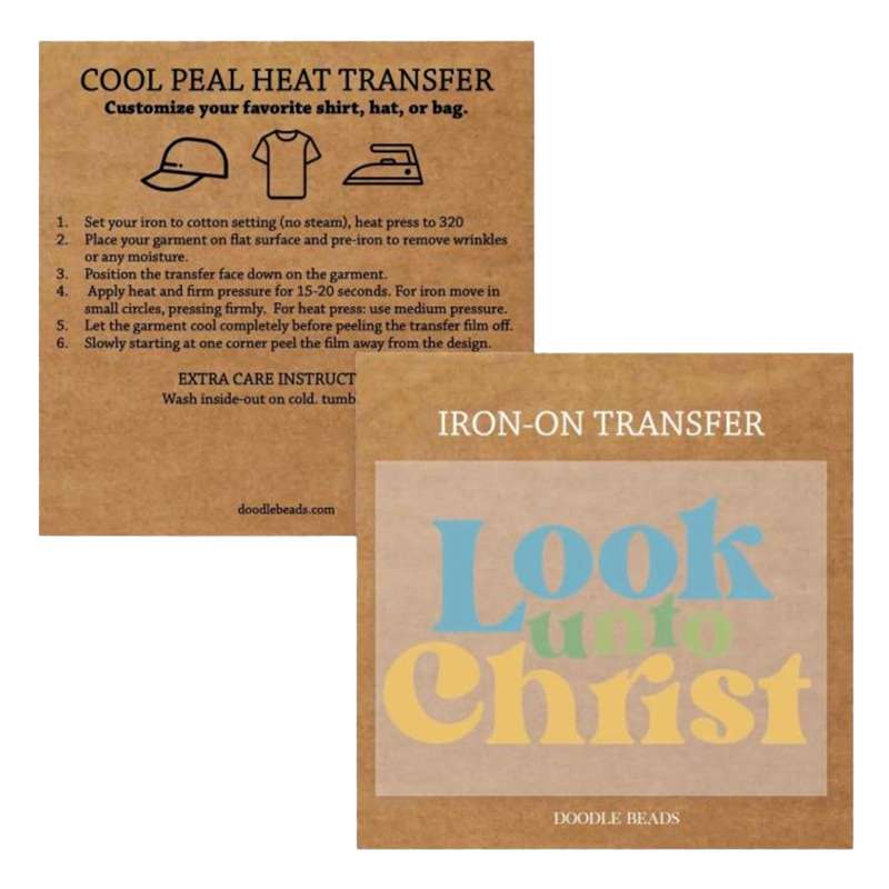 Look unto Christ 2025 Youth Theme Iron-On Transfer, , large image number 4