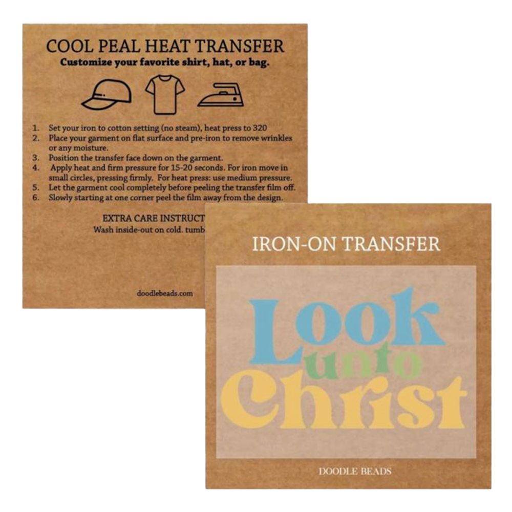 Look unto Christ 2025 Youth Theme Iron-On Transfer, , large image number 4