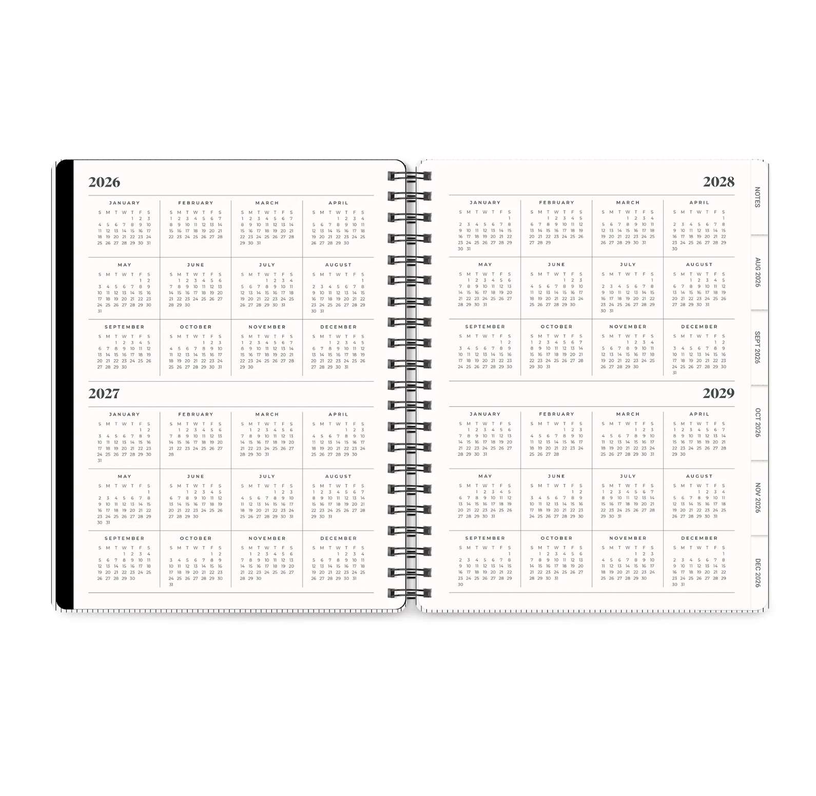 2027 Midnight Black Baxter 17-Month Planner , , large image number 5