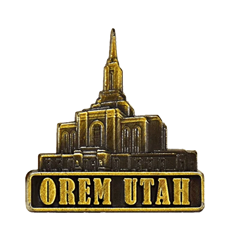 Orem Temple Pin Gold
