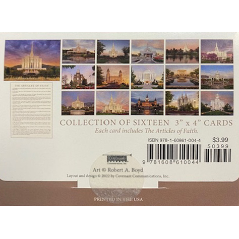 Temples of the Lord Cards - BOYD, ROBERT A. | Deseret Book