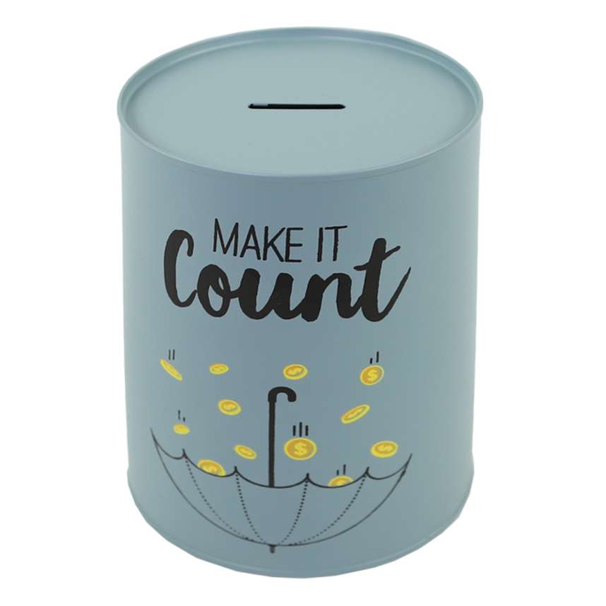 Make it Count Tin Bank, , large image number 1