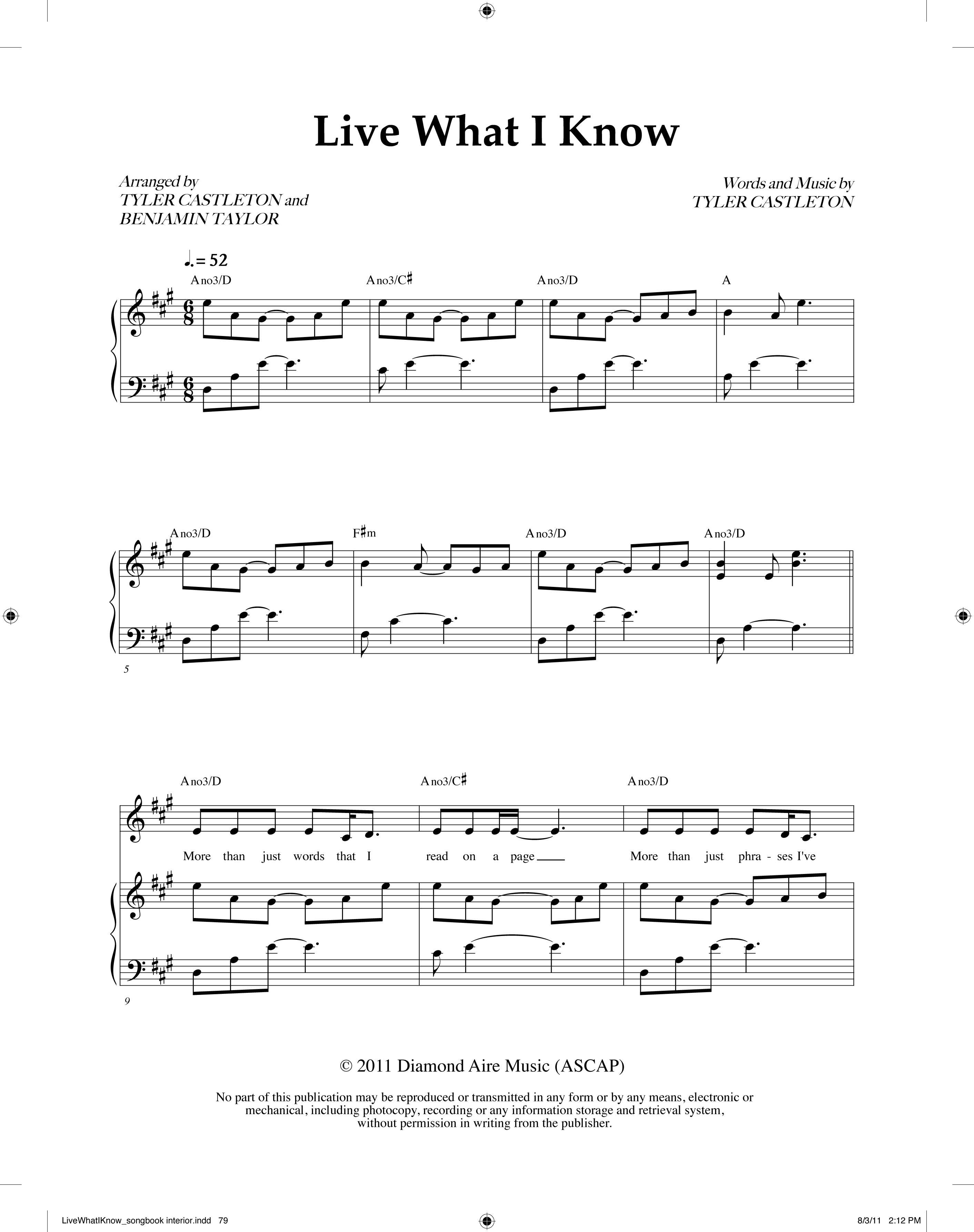 Live What I Know