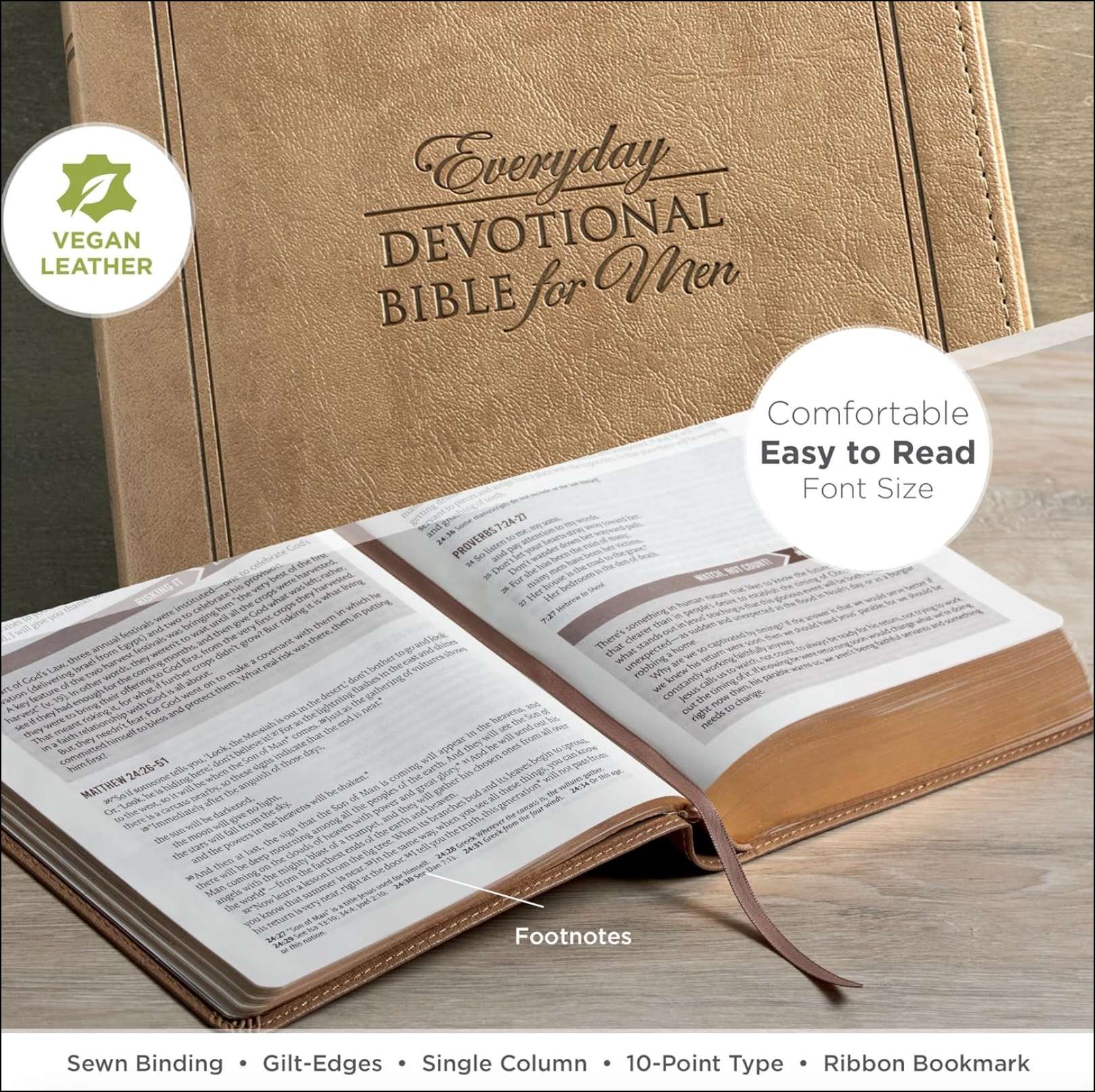 NLT Everyday Devotional Bible for Men, , large image number 3