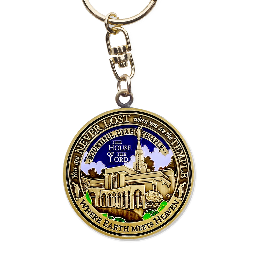 Bountiful Temple Keyring