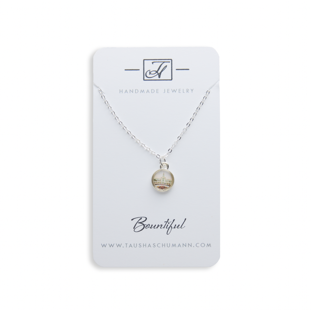 Bountiful Utah Temple Necklace, , large image number 0
