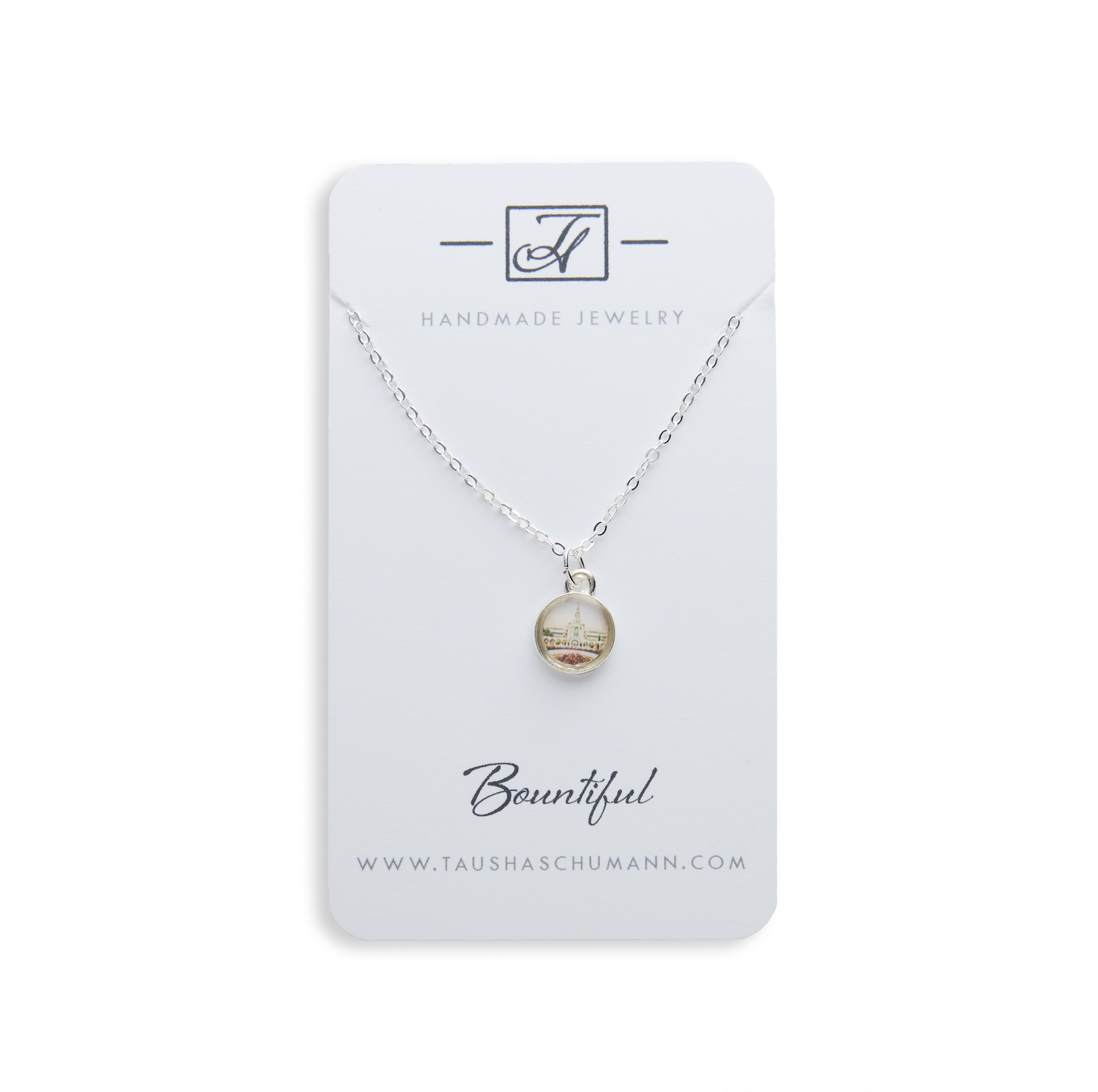 Bountiful Utah Temple Necklace, , large image number 0