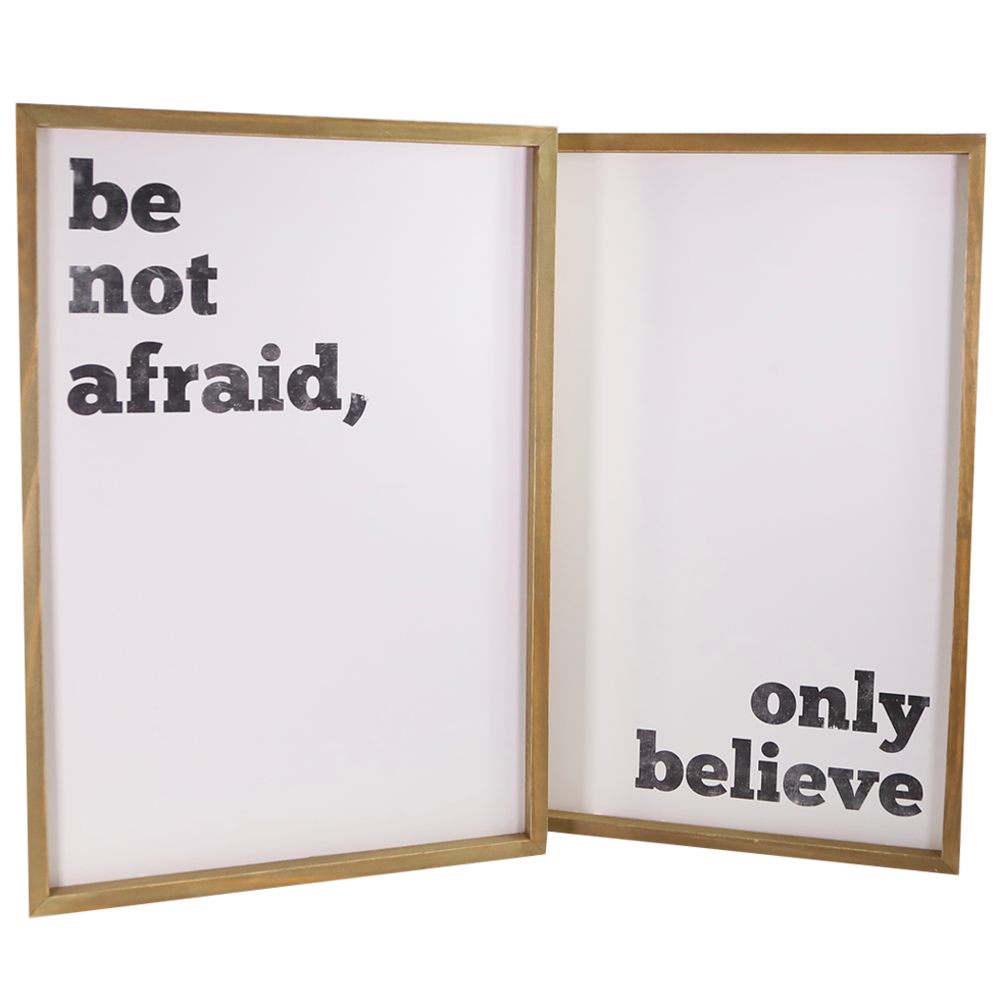Be Not Afraid / Only Believe Framed Set