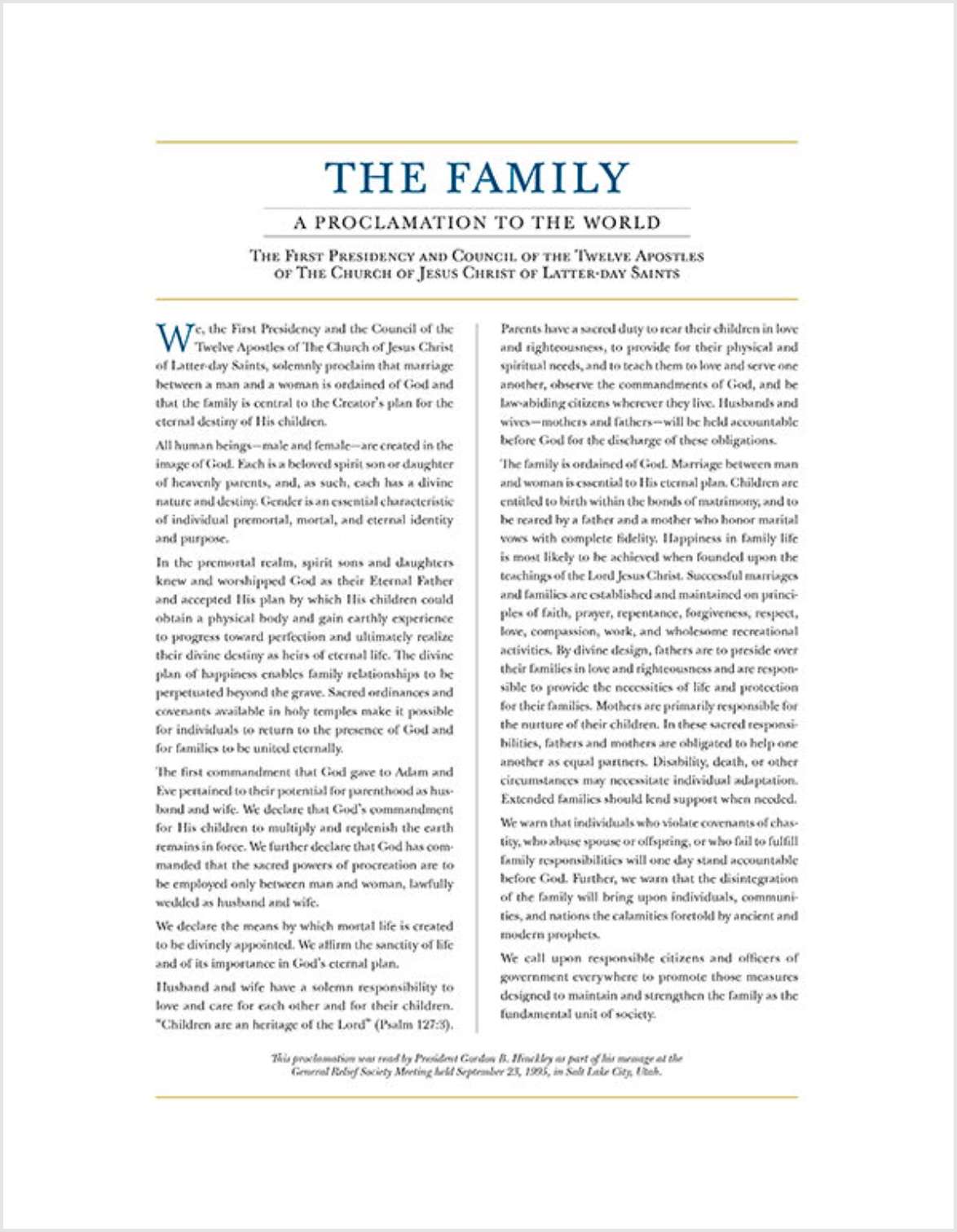 The Family Print