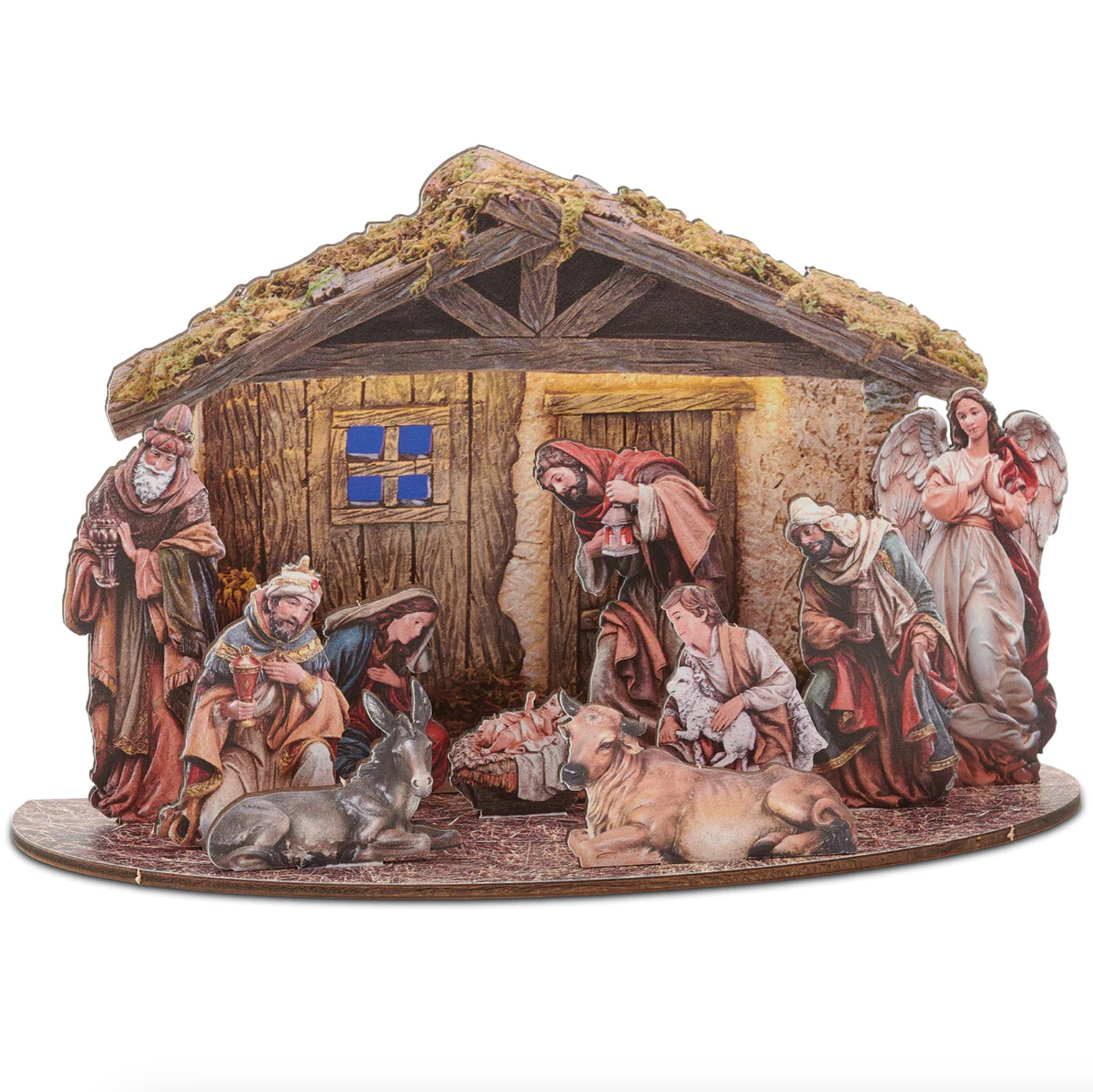 Diorama Wood Nativity
