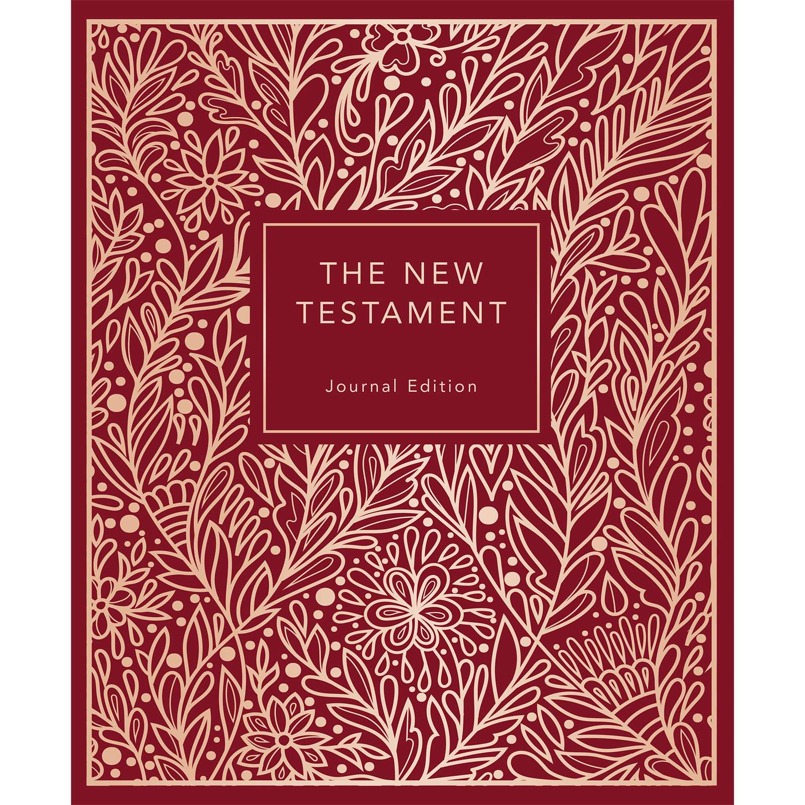 The New Testament, Journal Edition, Burgundy (Unlined)