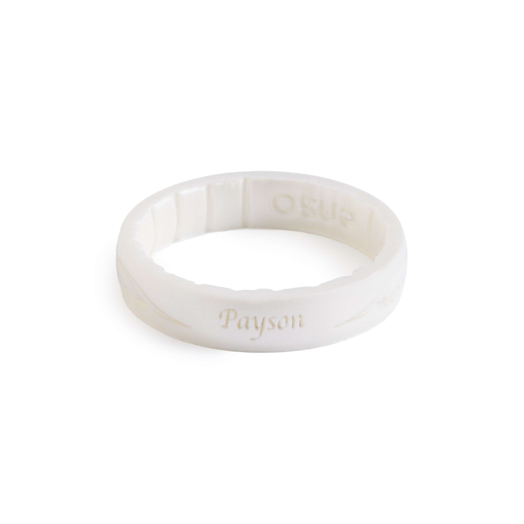 Payson Temple Thin Silicone Ring, , large