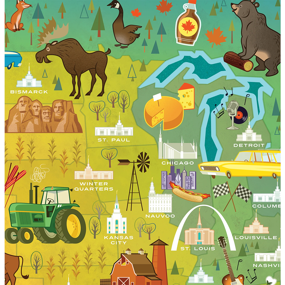 Temples of the United States 1000 Piece Puzzle, , large image number 3