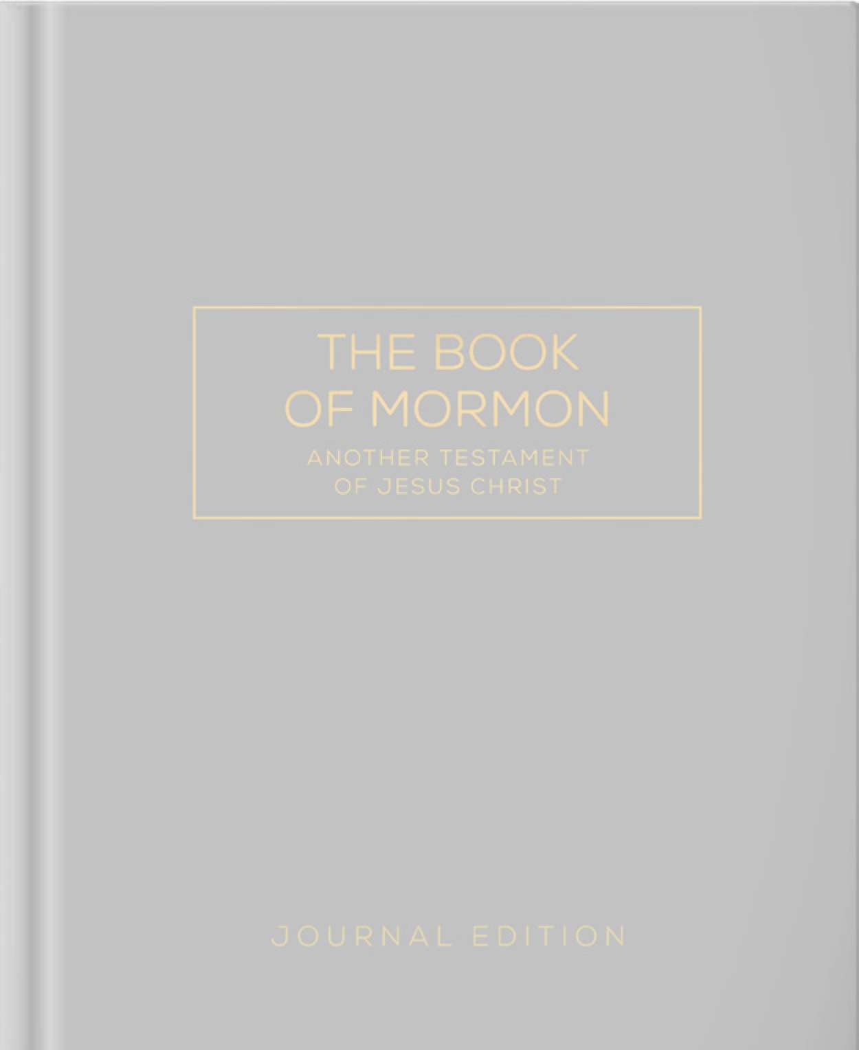 The Book of Mormon, Journal Edition, Gray, Unlined, , large image number 0