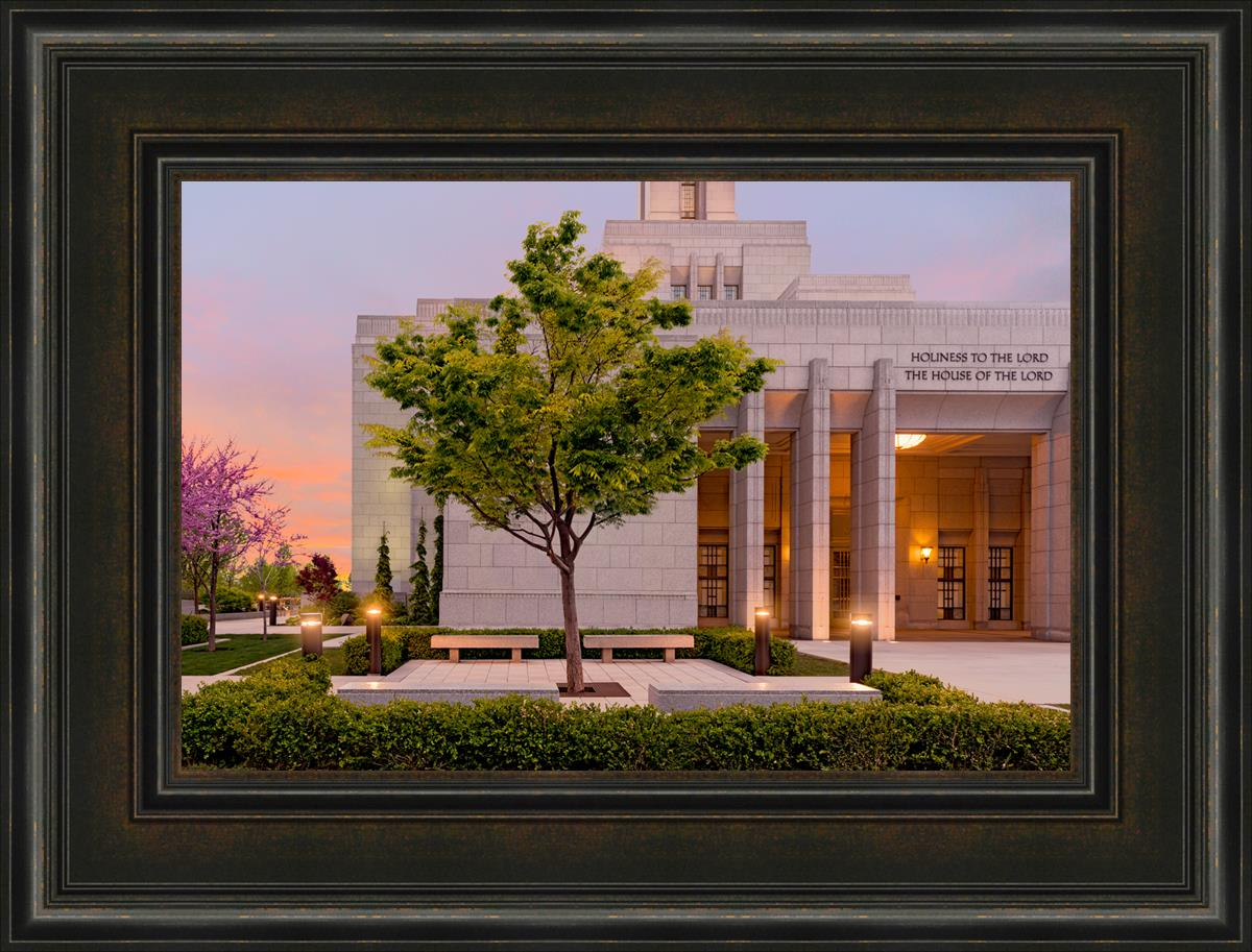 Draper Temple Peace Be Still (22x29 Framed Art)