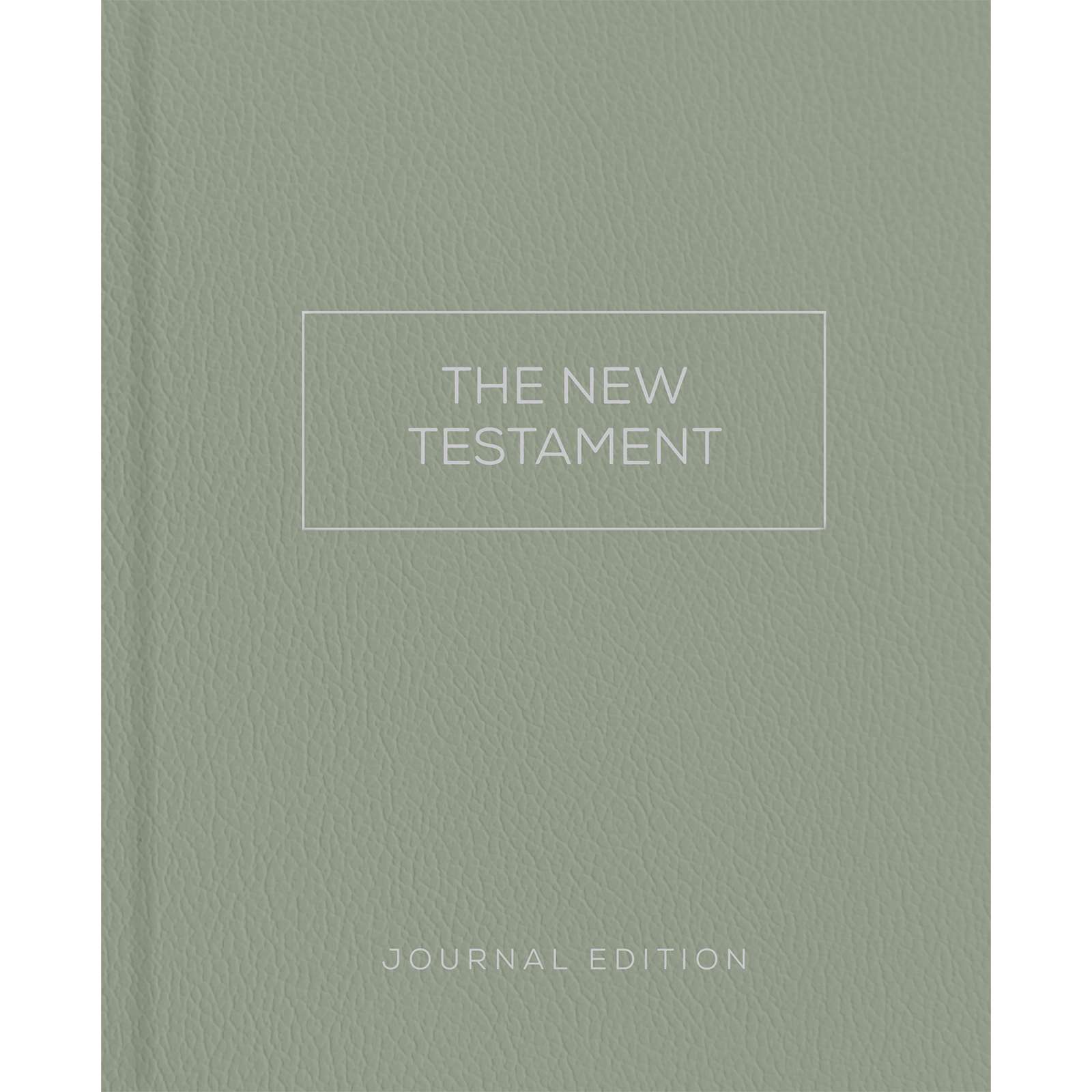 The New Testament, Journal Edition, Sage (Unlined)