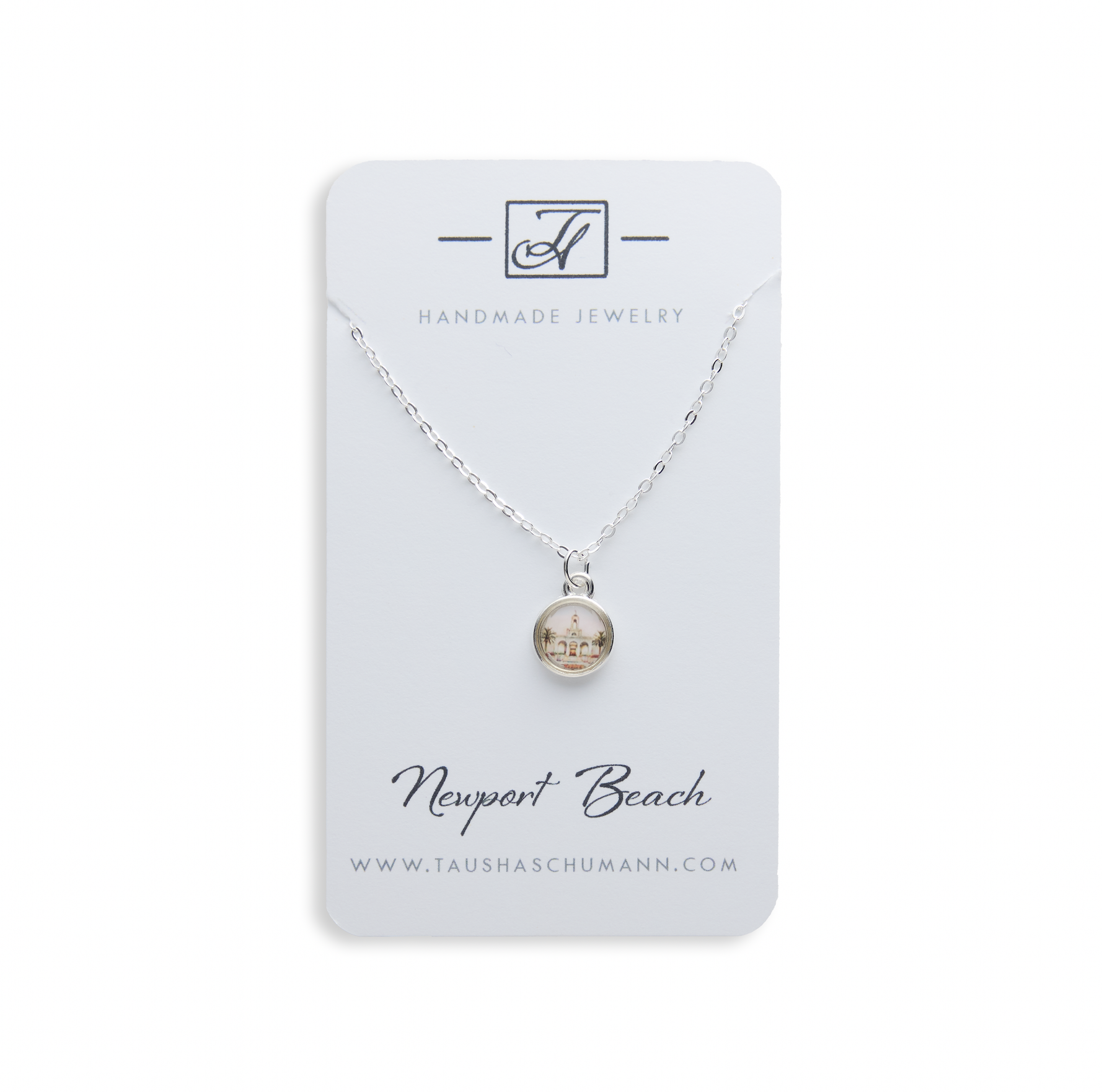 Newport Beach California Temple Necklace
