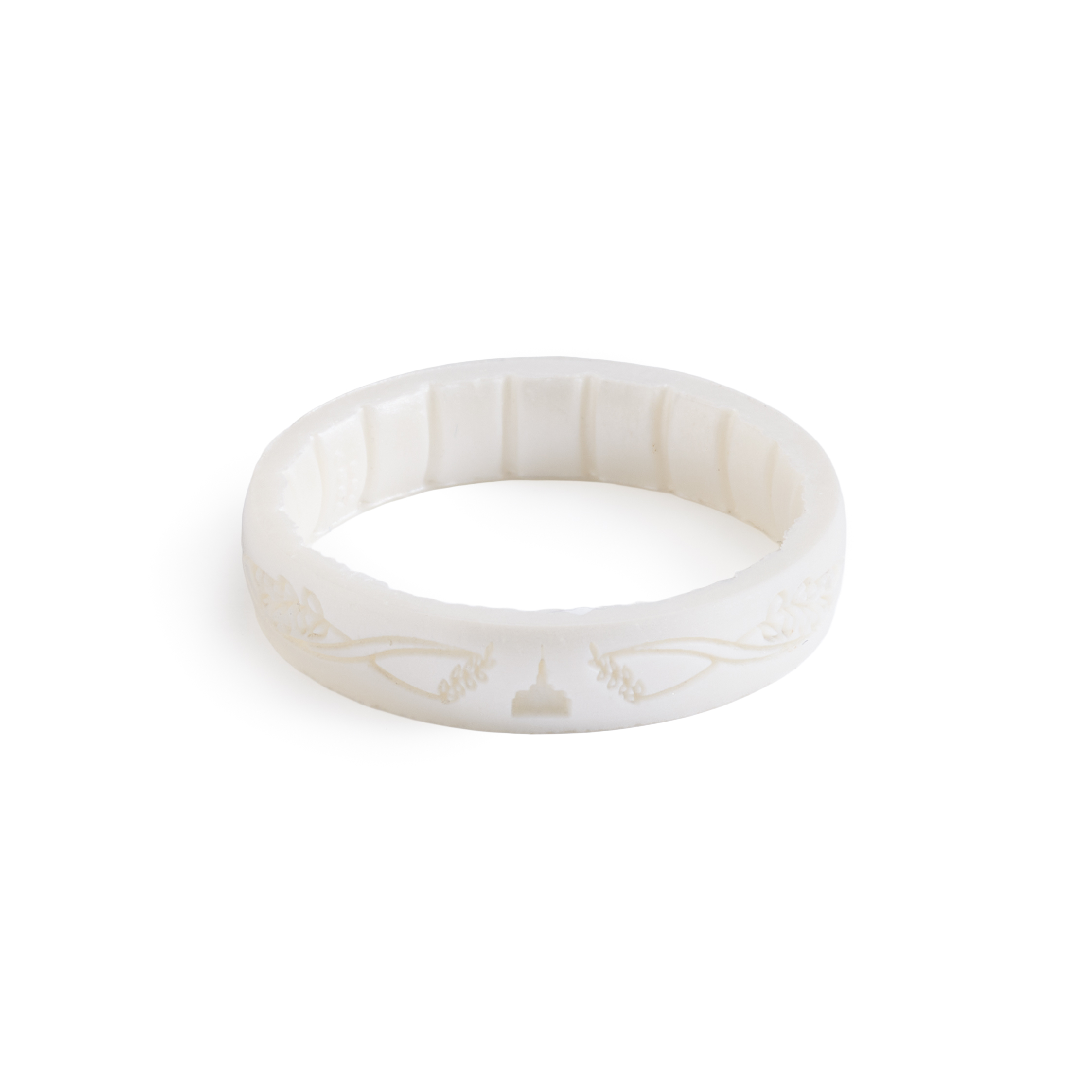 Payson Temple Thin Silicone Ring