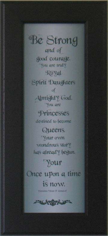 Be Strong (10x23 Framed Art), , large image number 1