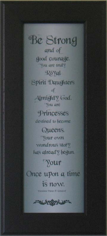 Be Strong (10x23 Framed Art), , large image number 1