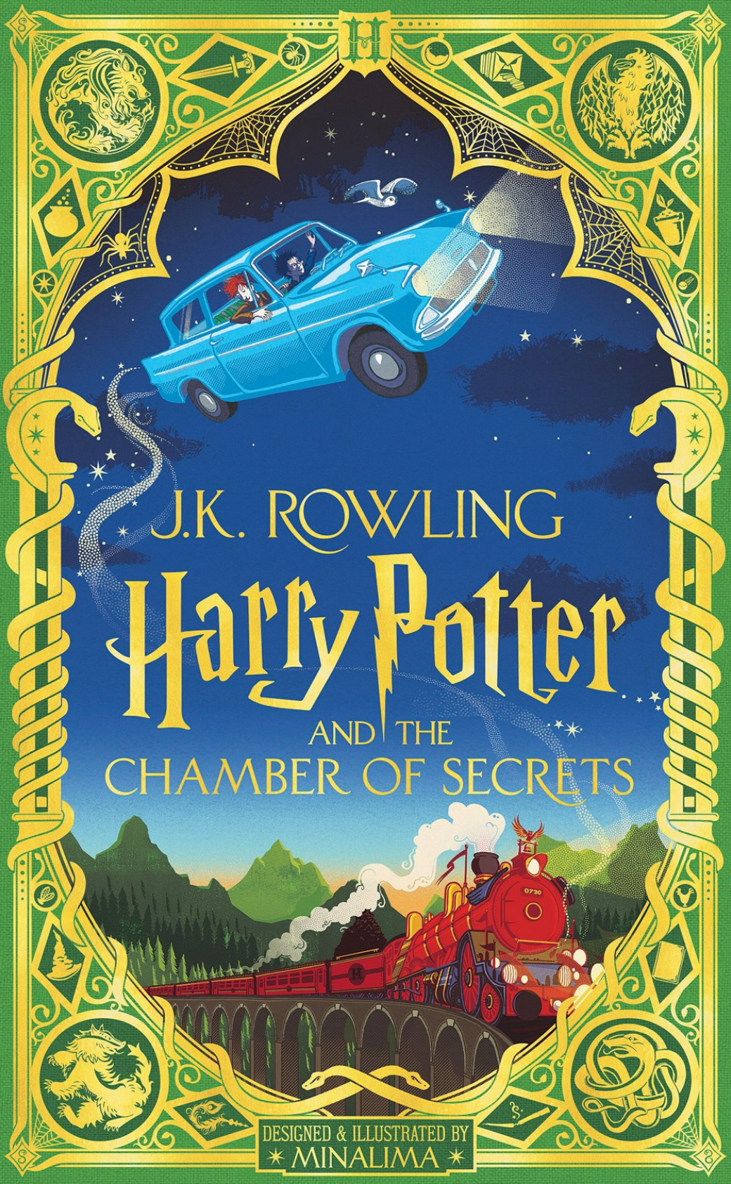 Harry Potter and the Chamber of Secrets (Harry Potter, Book 2) (MinaLima Illustrated Edition)