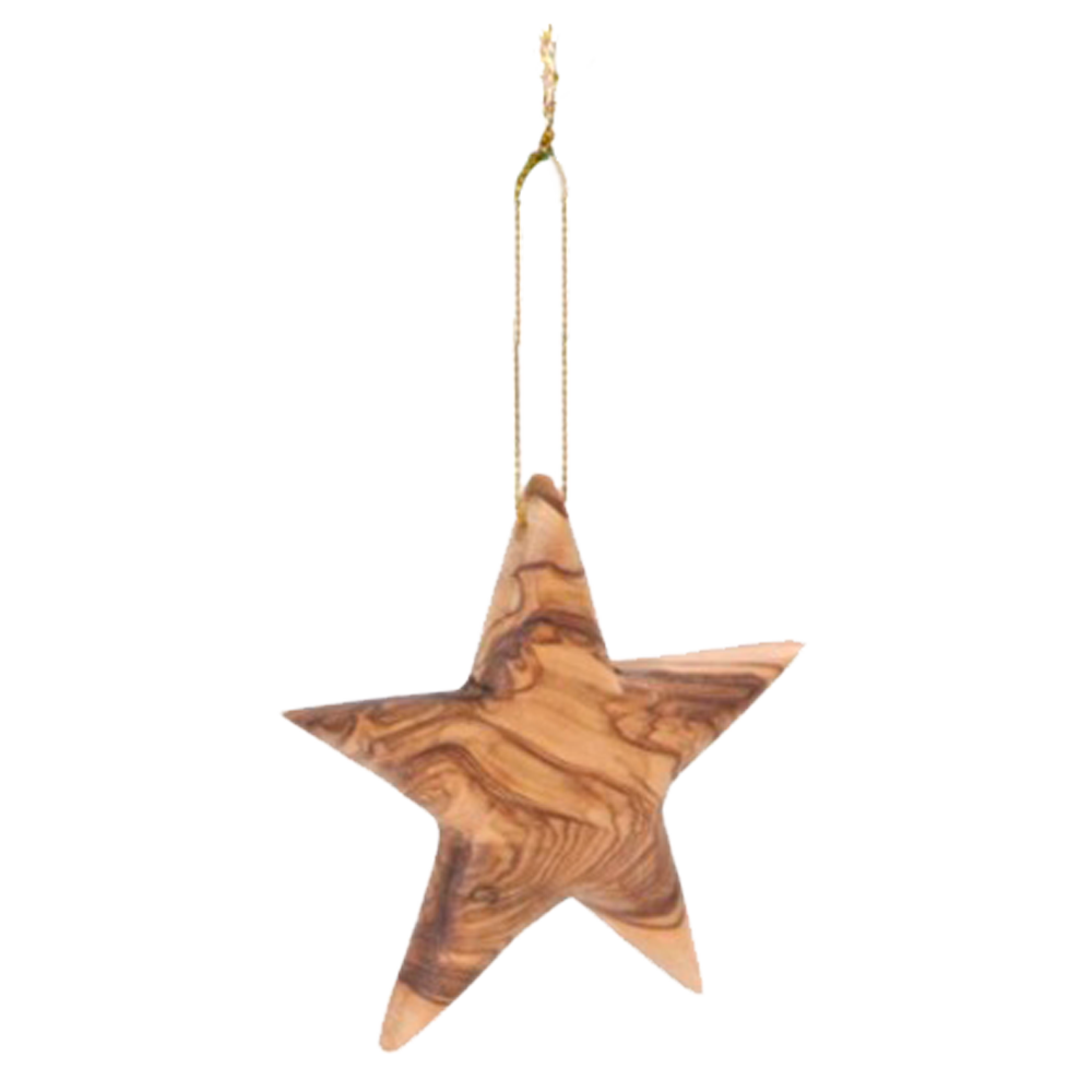Wood Star Ornament