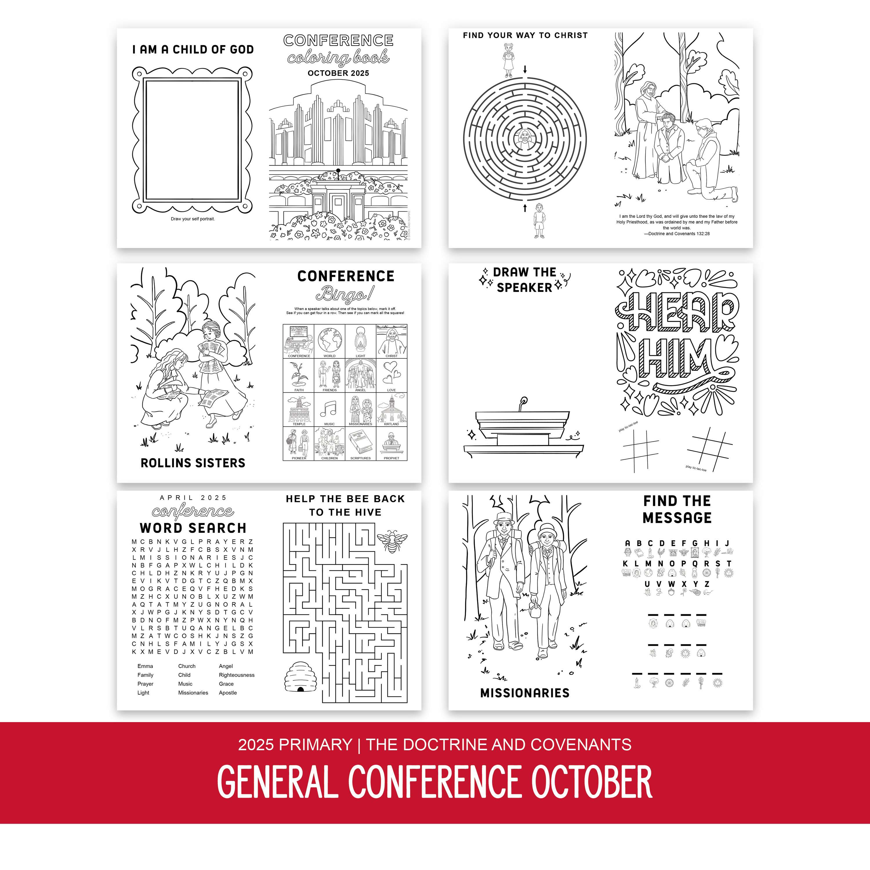 2025 Primary - Coloring Pages Kit, , large image number 3
