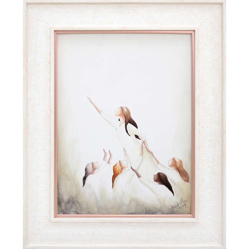 Lifted Together (30x24 Framed Size)