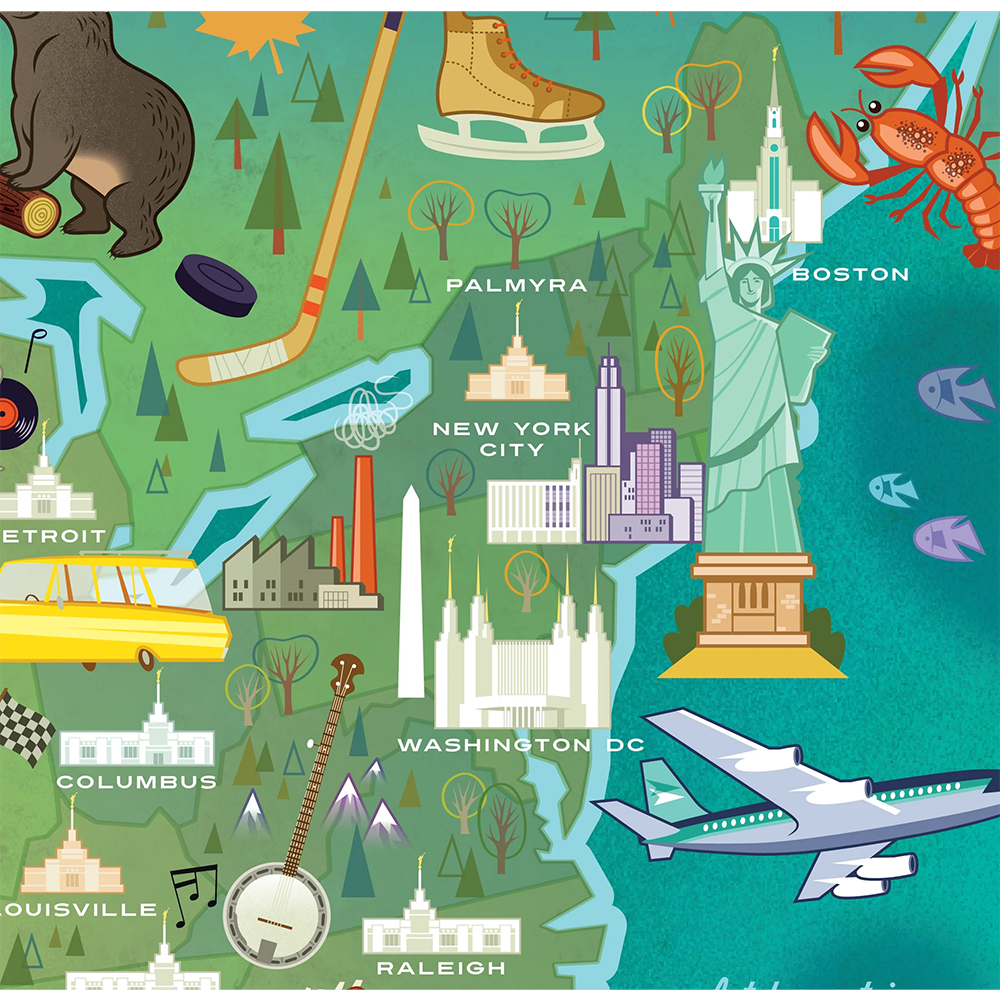 Temples of the United States 1000 Piece Puzzle, , large image number 4