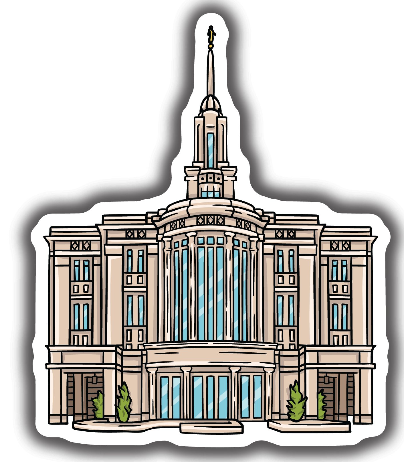Sticker Payson Temple