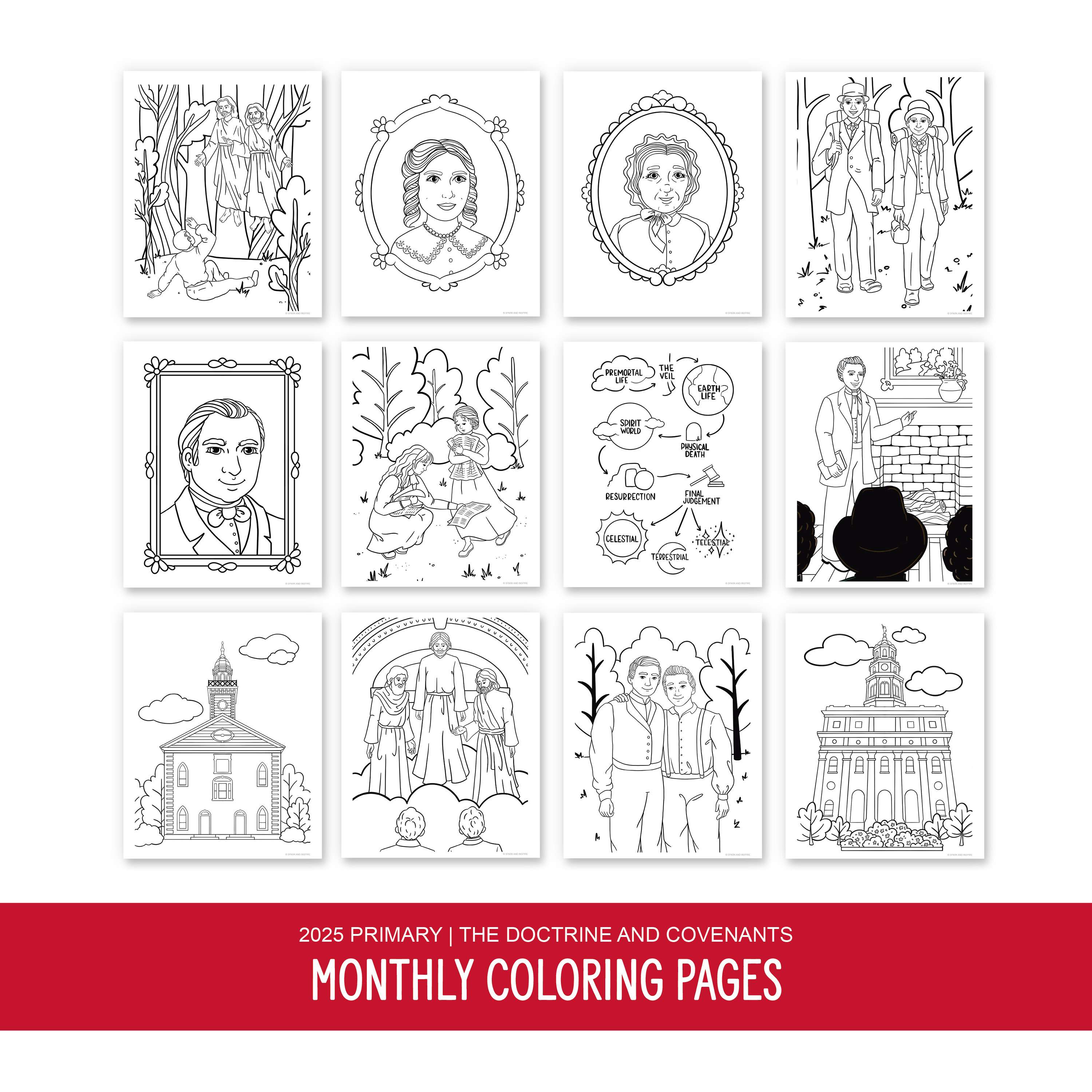 2025 Primary - Coloring Pages Kit, , large