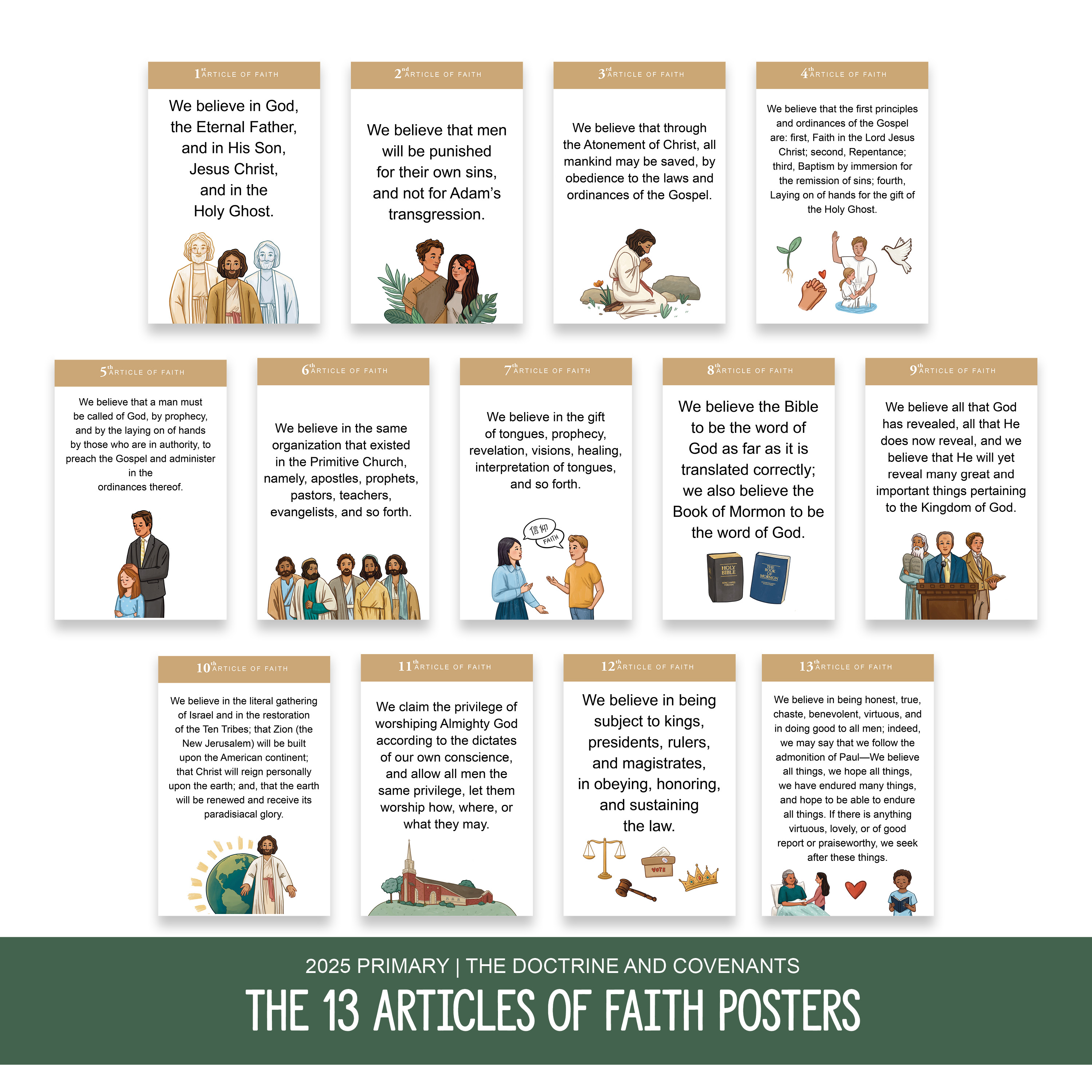 2025 Primary - Articles of Faith Kit, , large