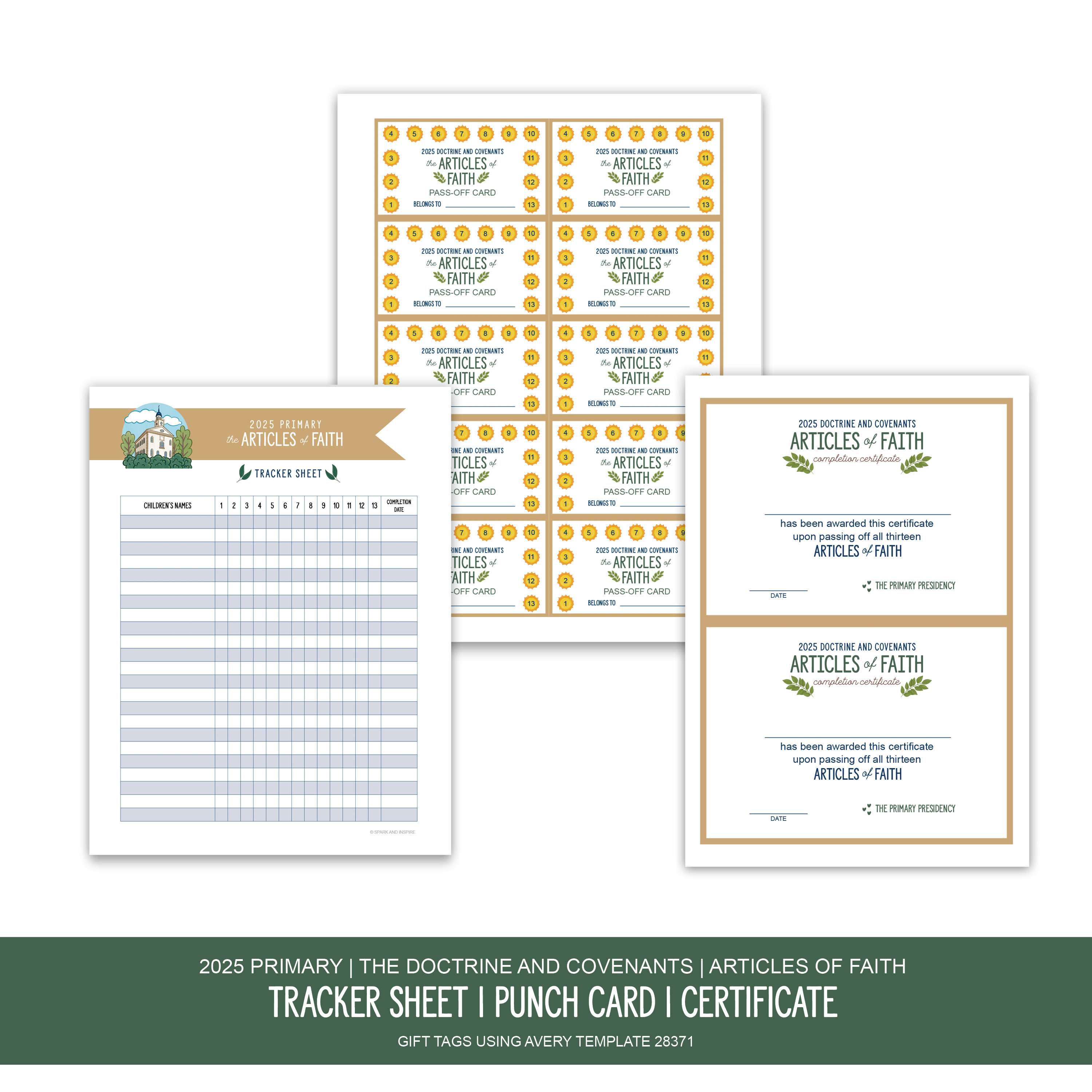 2025 Primary - Articles of Faith Kit, , large image number 2