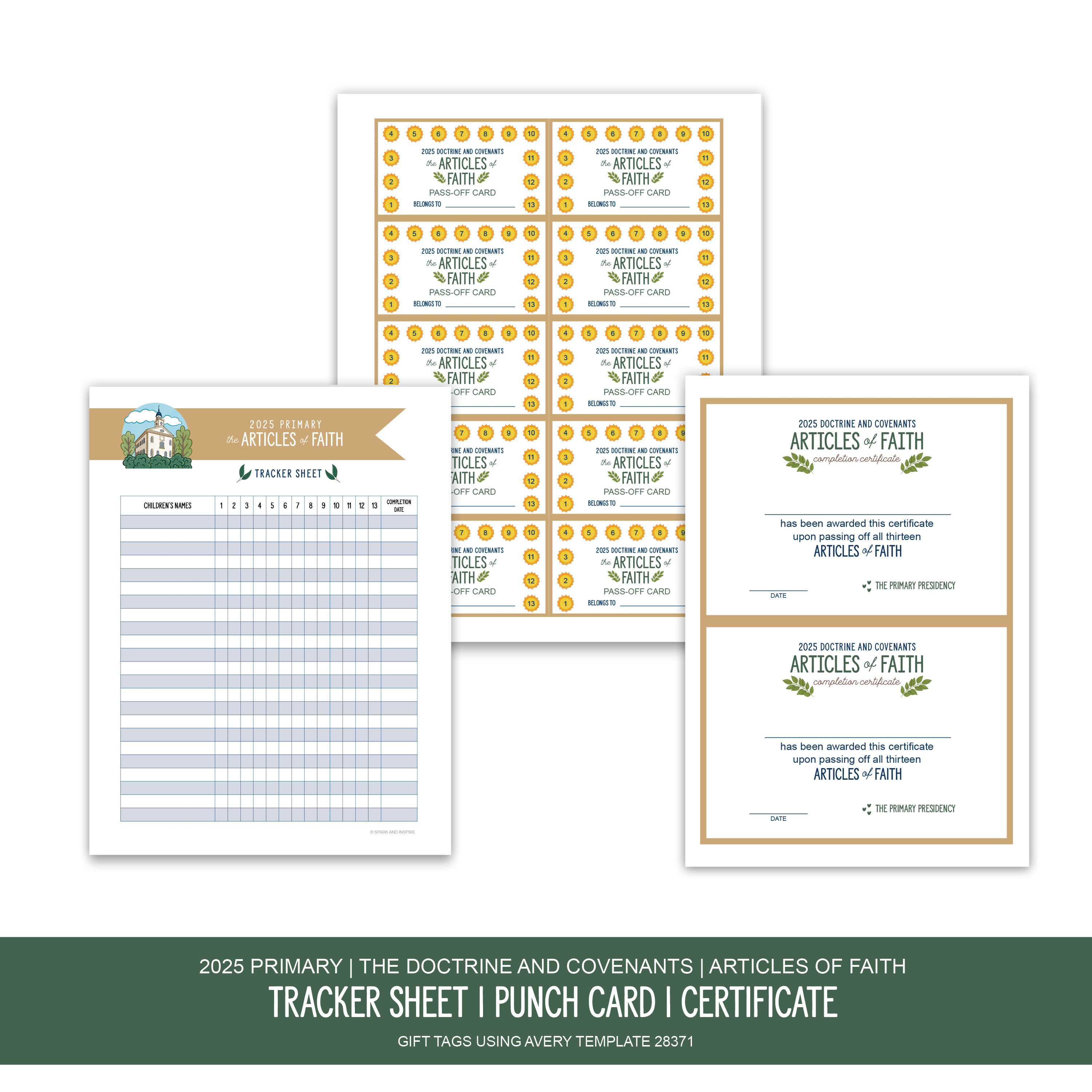 2025 Primary - Articles of Faith Kit, , large image number 2