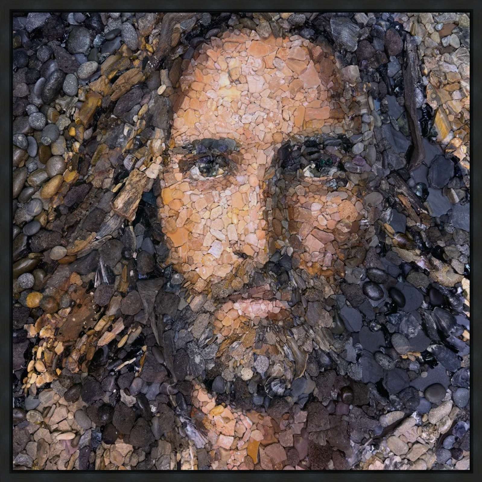 A Sure Foundation (30x30 Floating Framed Canvas Print)
