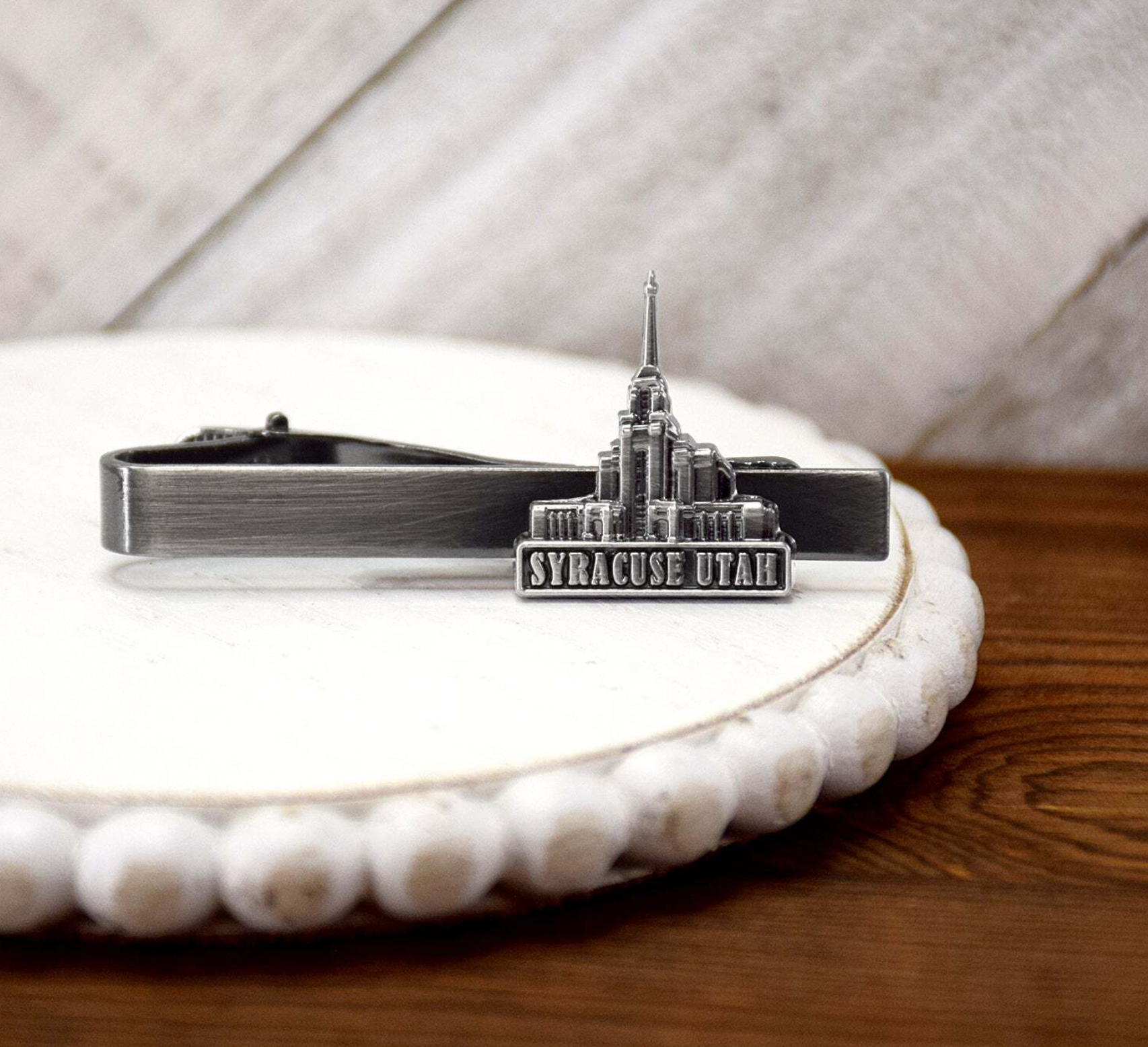 Syracuse Utah Temple Tie Bar, , large image number 3