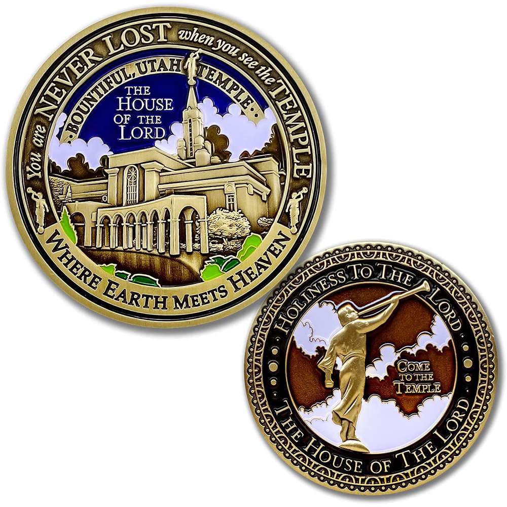 Bountiful Utah Temple Medallion Coin, , large image number 3
